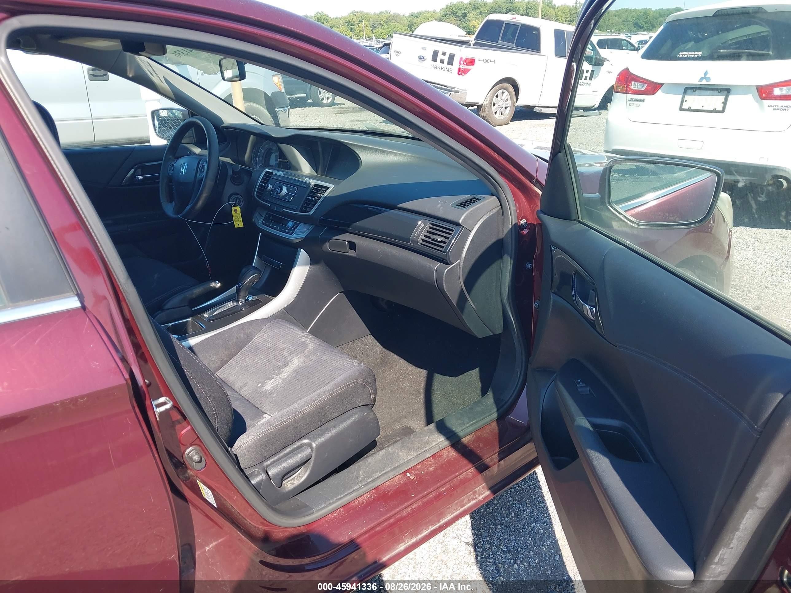 2014 Honda Accord Sport Бордовый vin: 1HGCR2F55EA081548