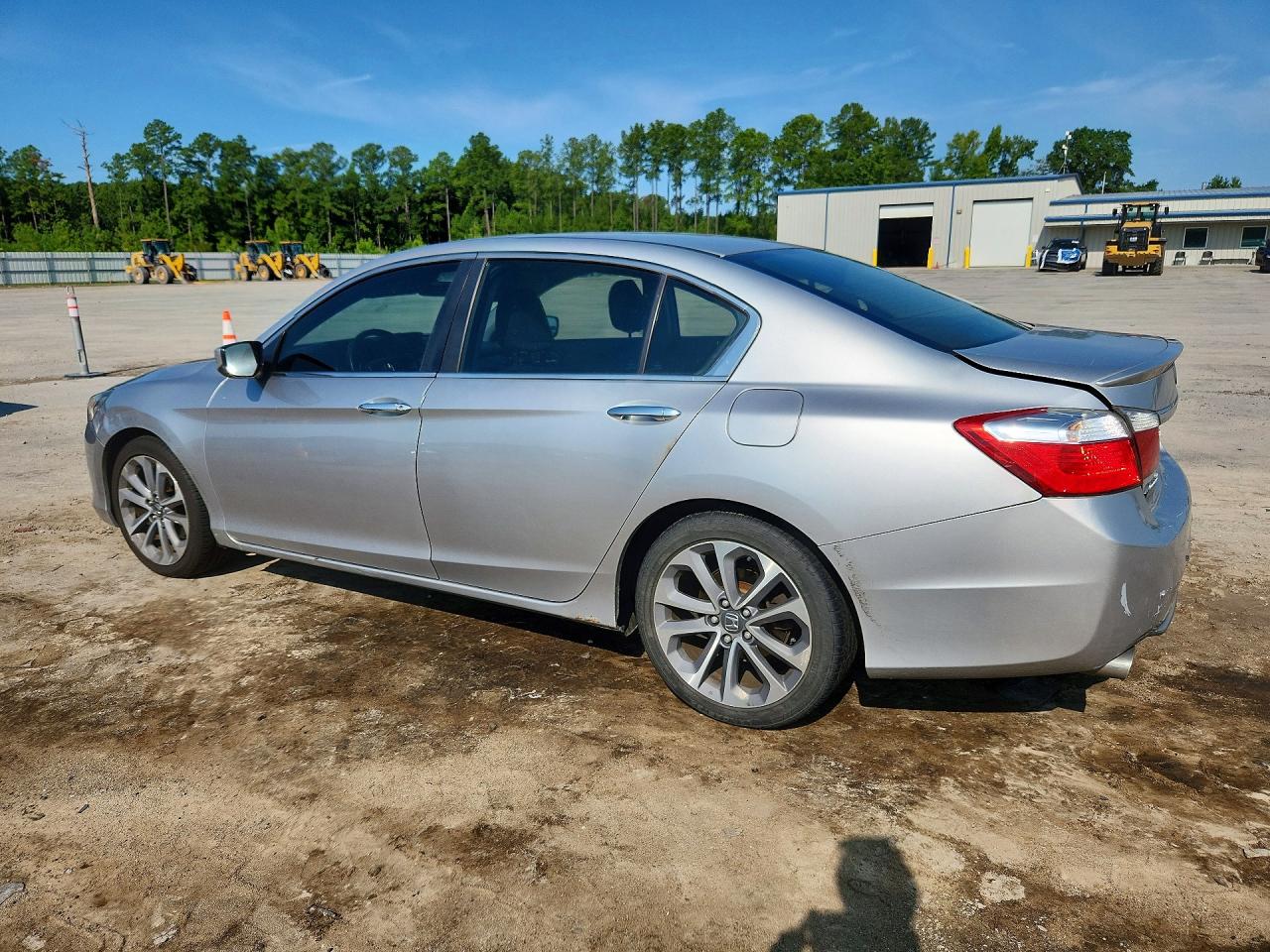 2014 Honda Accord Sport Silver vin: 1HGCR2F55EA135382