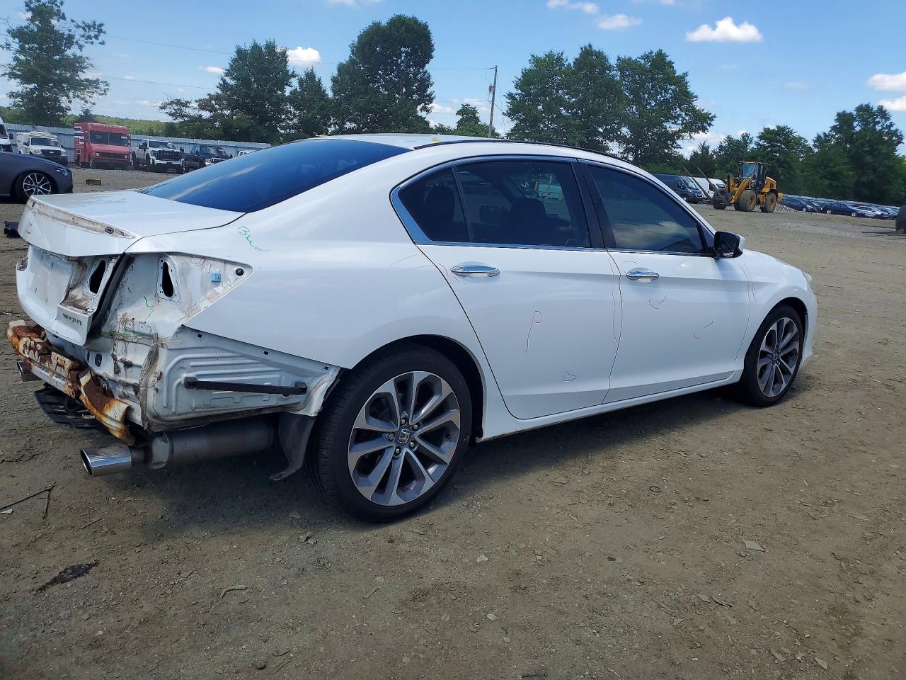 2014 Honda Accord Sport Белый vin: 1HGCR2F55EA143546