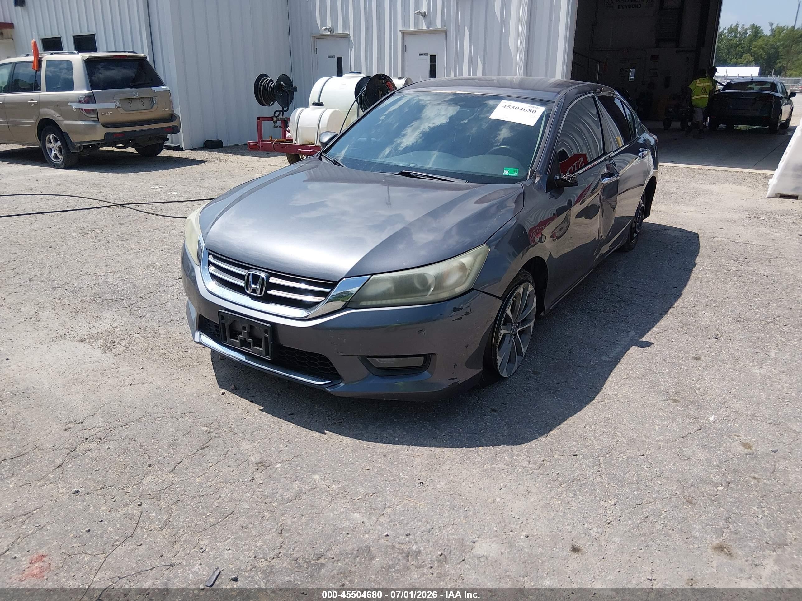 2014 Honda Accord Sport Gray vin: 1HGCR2F55EA171024