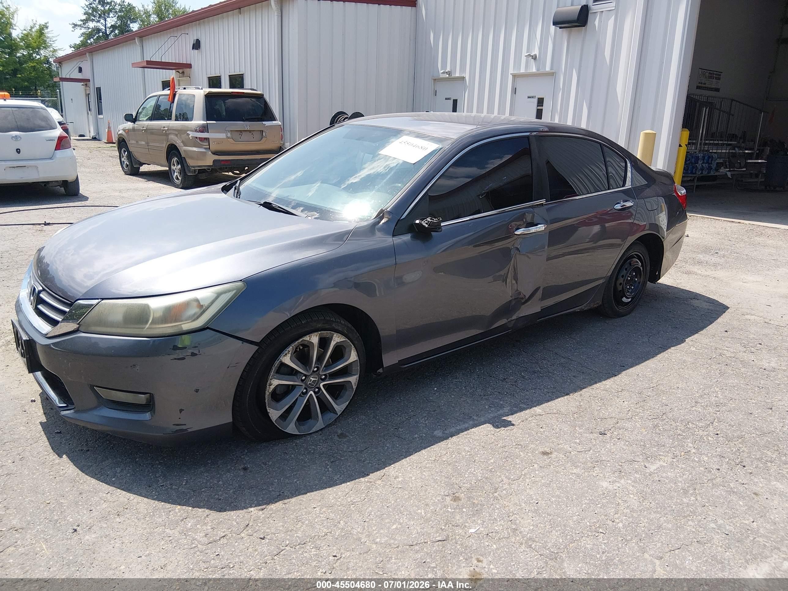 2014 Honda Accord Sport Gray vin: 1HGCR2F55EA171024