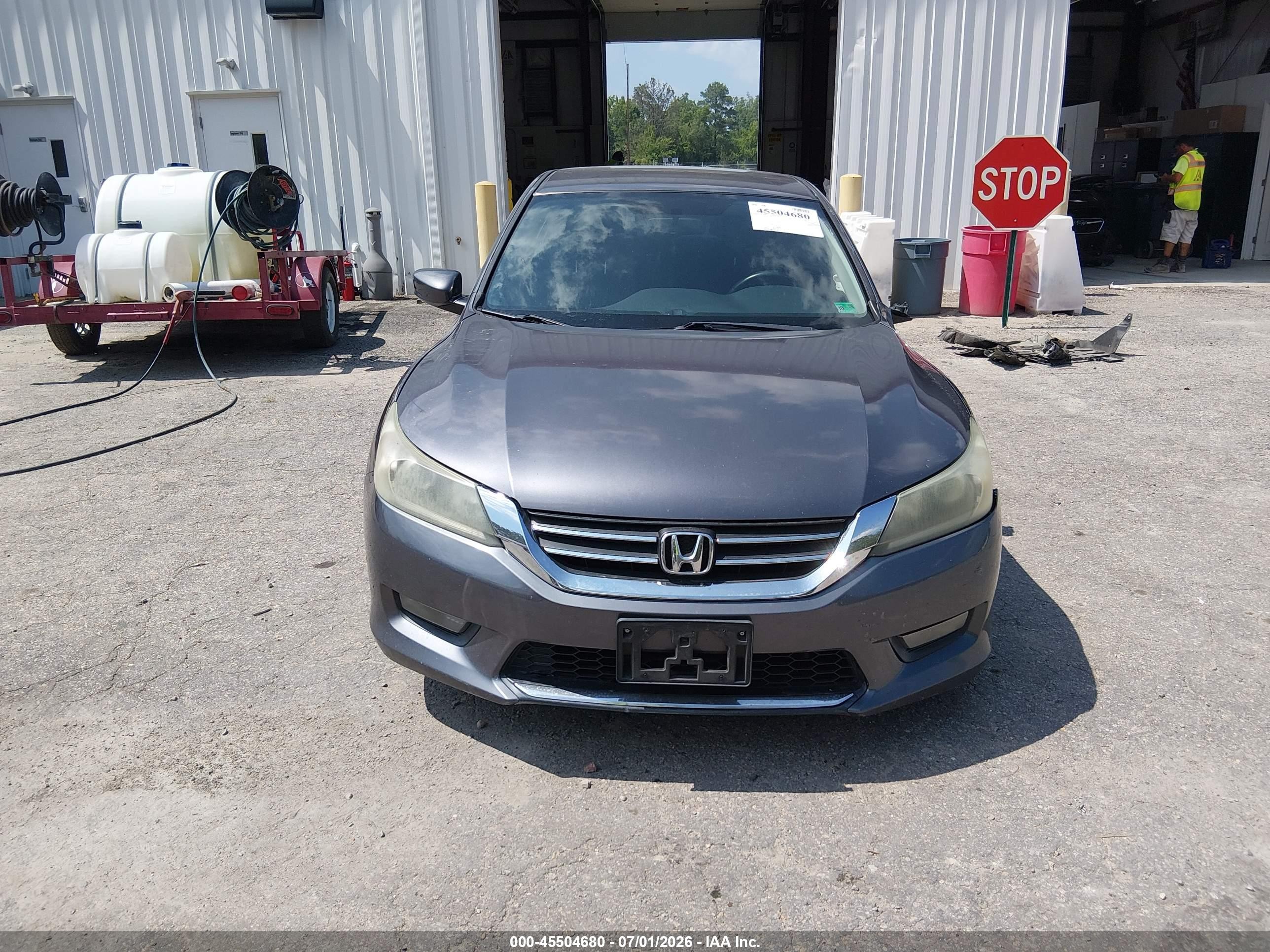 2014 Honda Accord Sport Gray vin: 1HGCR2F55EA171024