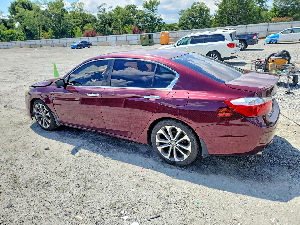 2014 Honda Accord Sport Бордовый vin: 1HGCR2F55EA189281