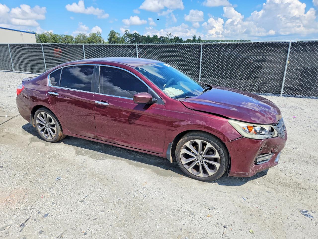 2014 Honda Accord Sport Бордовый vin: 1HGCR2F55EA189281