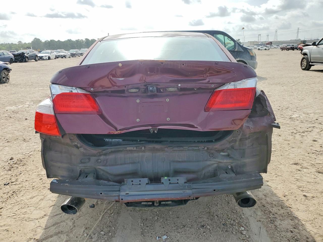 2014 Honda Accord Sport Maroon vin: 1HGCR2F55EA211439