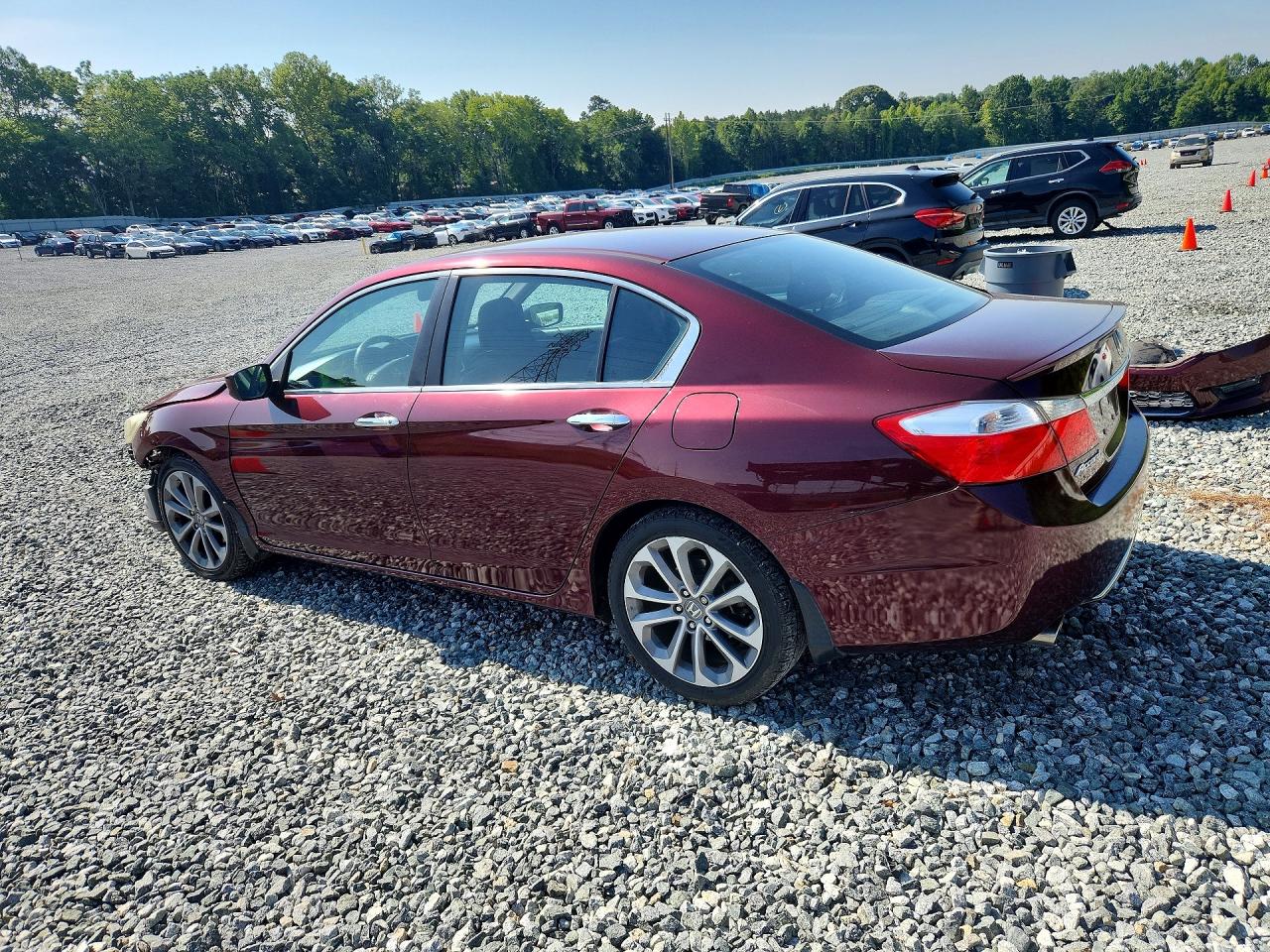 2014 Honda Accord Sport Бордовый vin: 1HGCR2F55EA252735