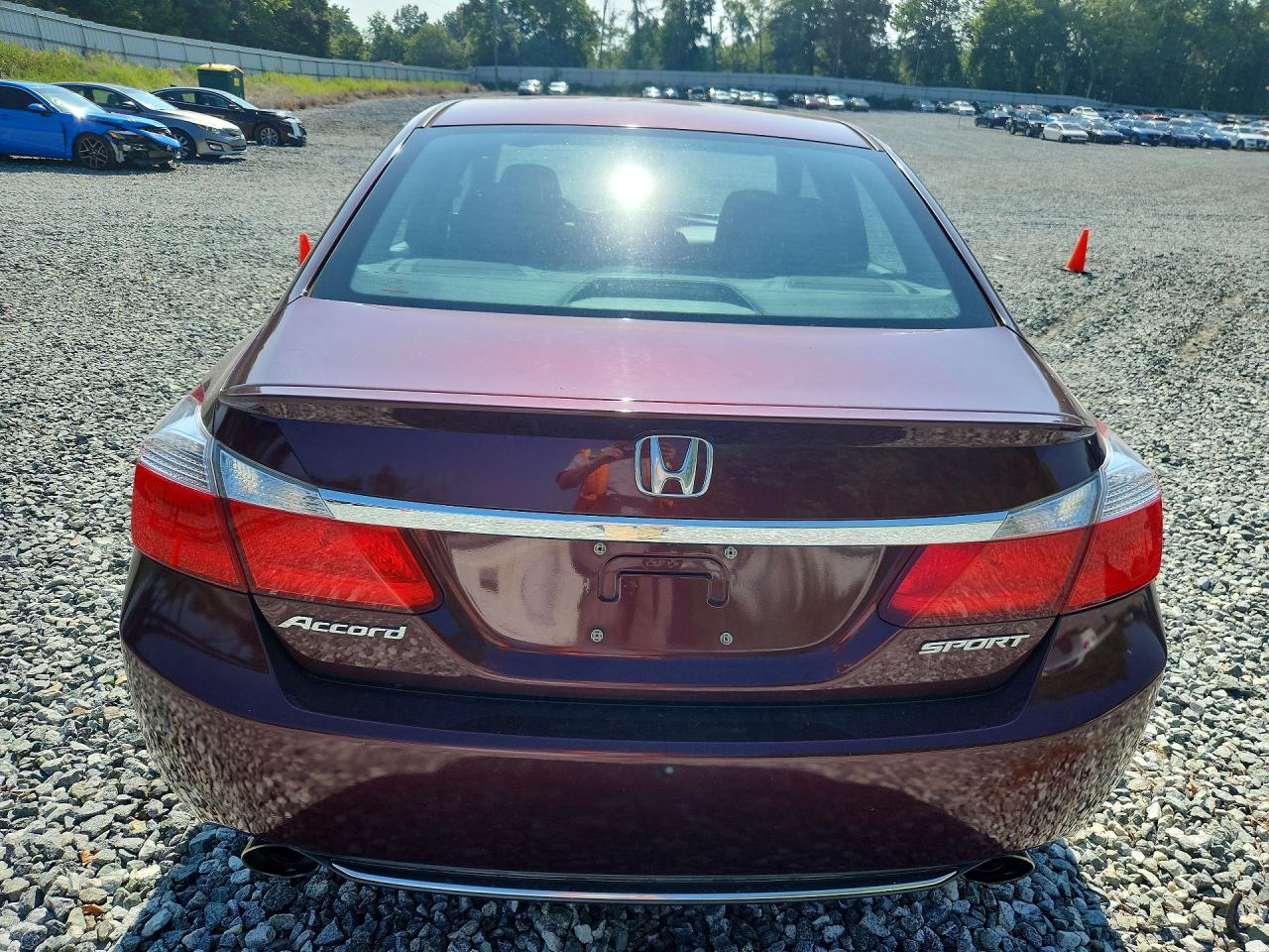 2014 Honda Accord Sport Бордовый vin: 1HGCR2F55EA252735