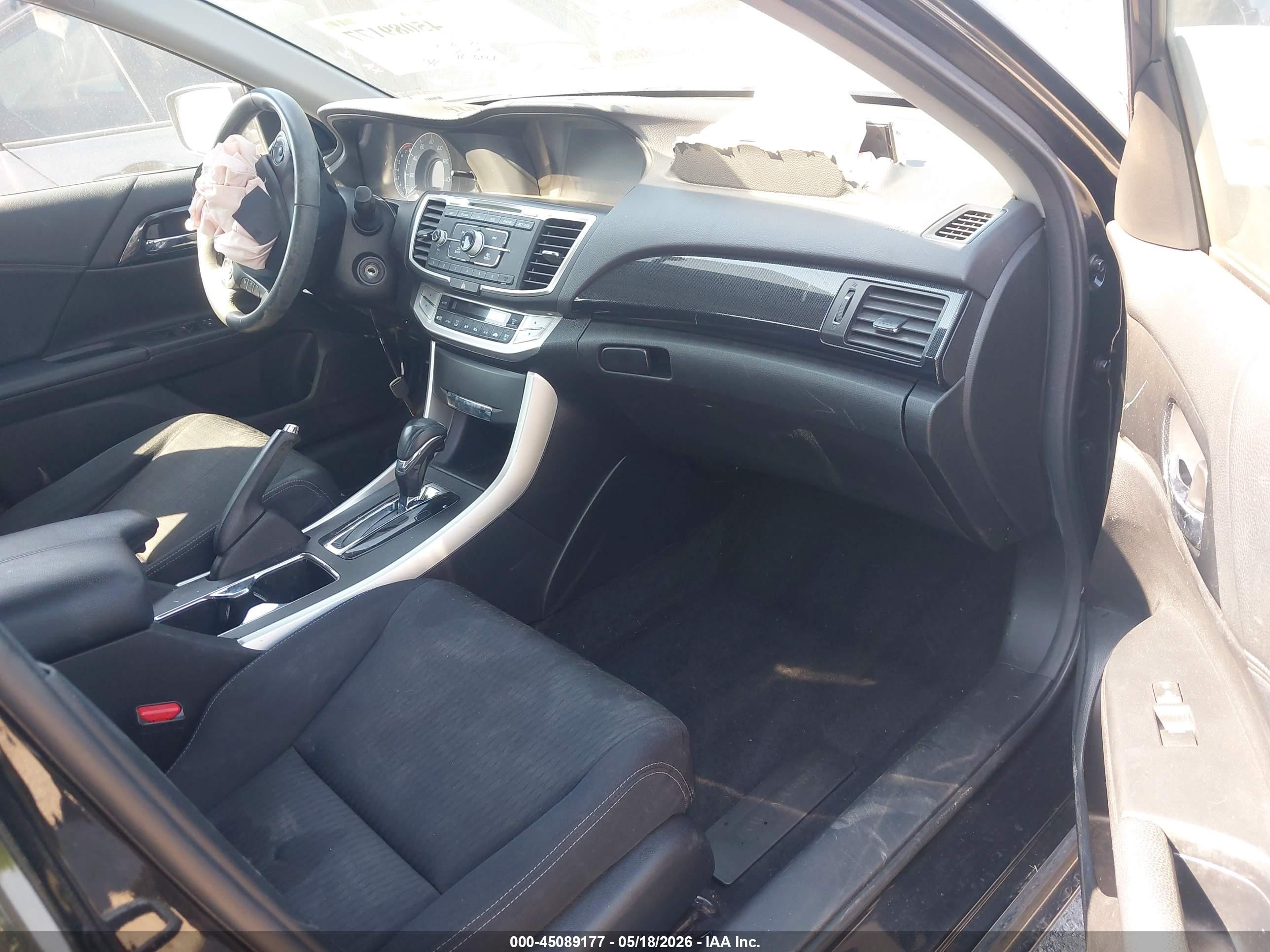 2014 Honda Accord Sport Black vin: 1HGCR2F55EA271026