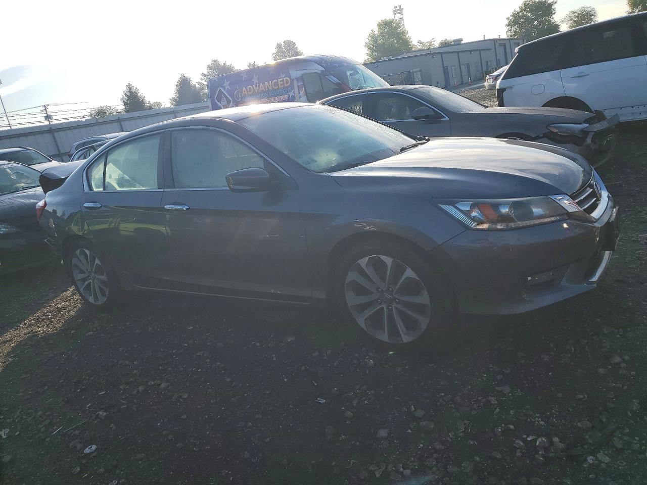 2014 Honda Accord Sport Gray vin: 1HGCR2F55EA276744