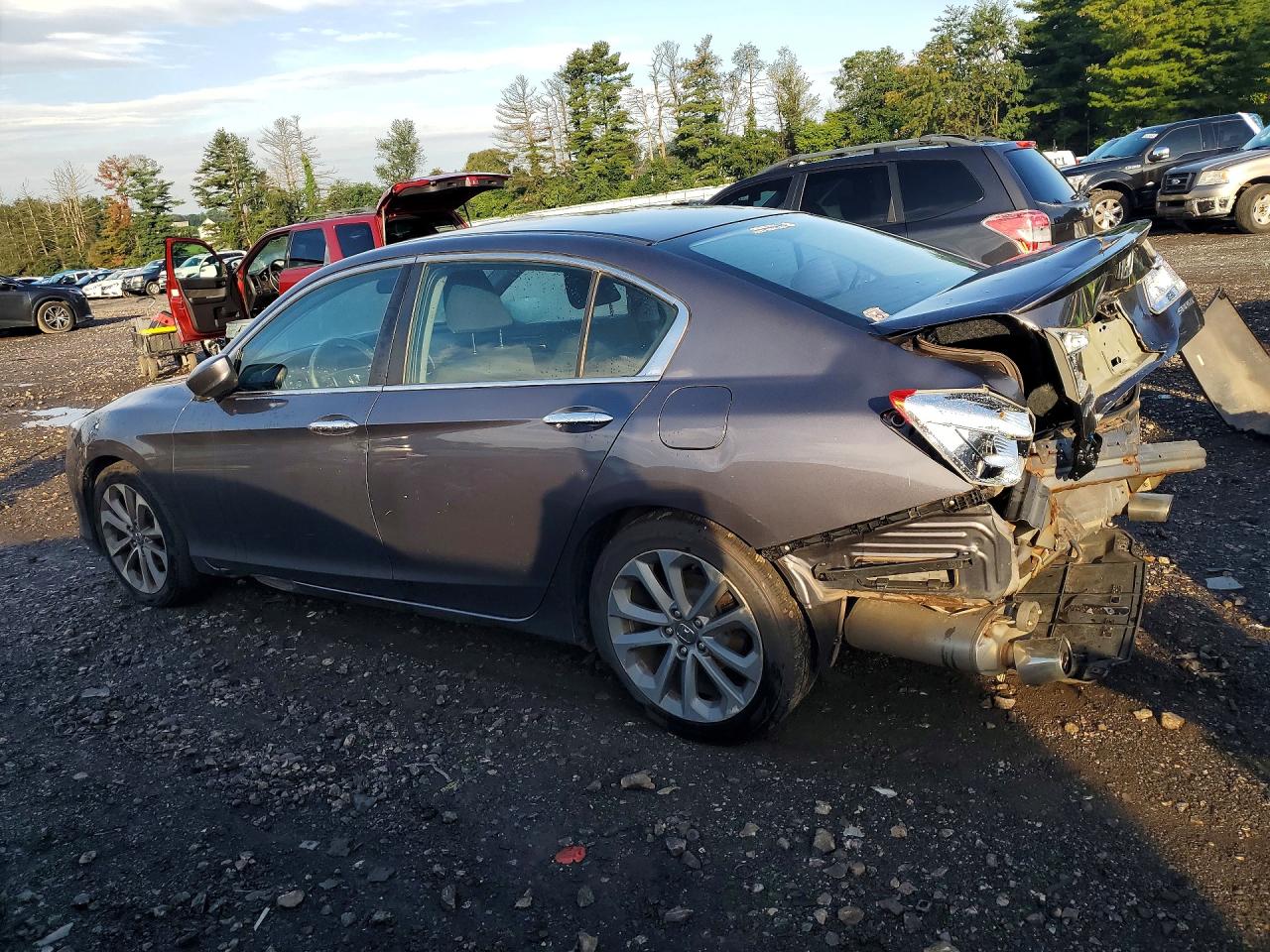 2014 Honda Accord Sport Gray vin: 1HGCR2F55EA276744
