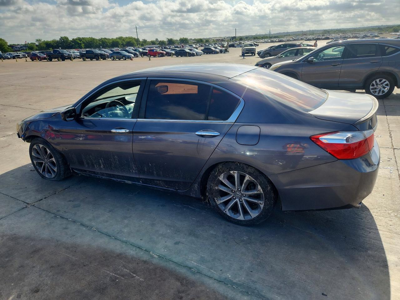 2014 Honda Accord Sport Gray vin: 1HGCR2F55EA279322