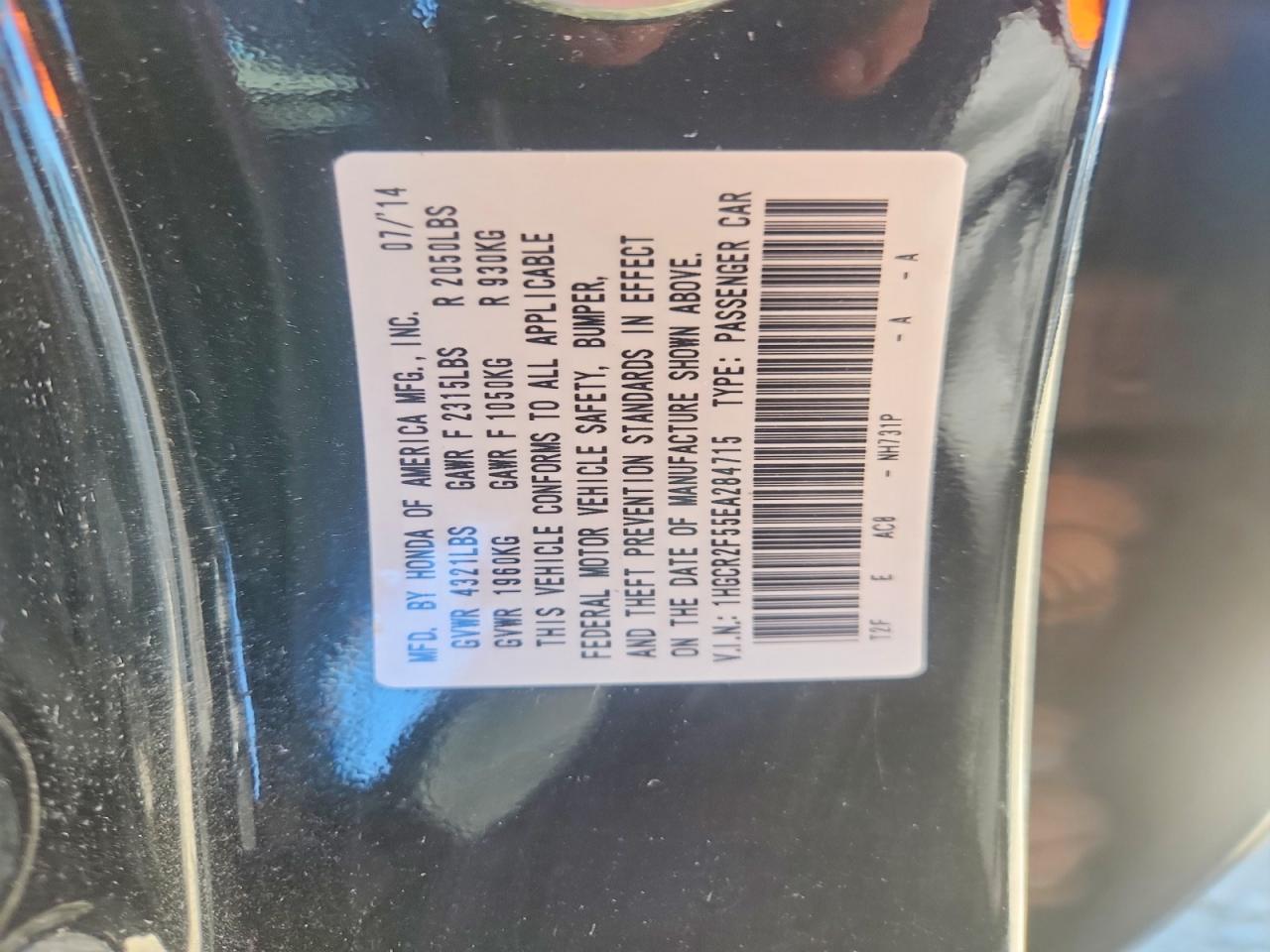 2014 Honda Accord Sport Black vin: 1HGCR2F55EA284715