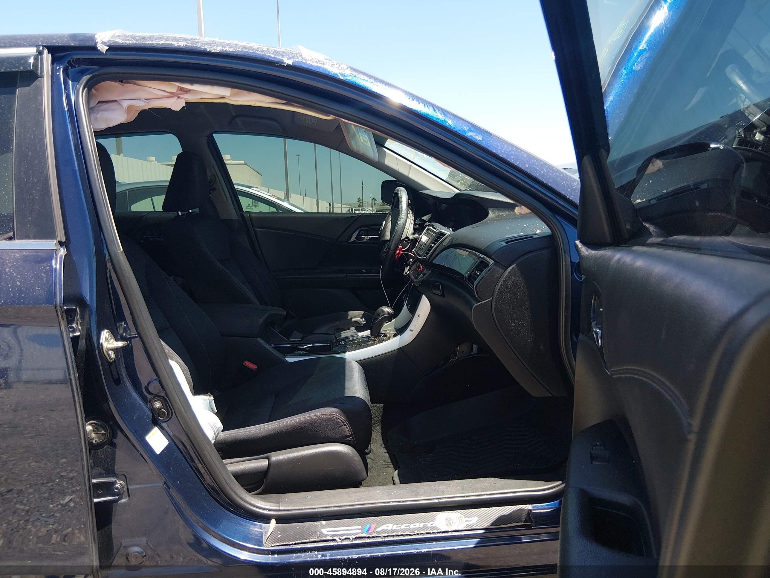 2015 Honda Accord Sport Синий vin: 1HGCR2F55FA010478