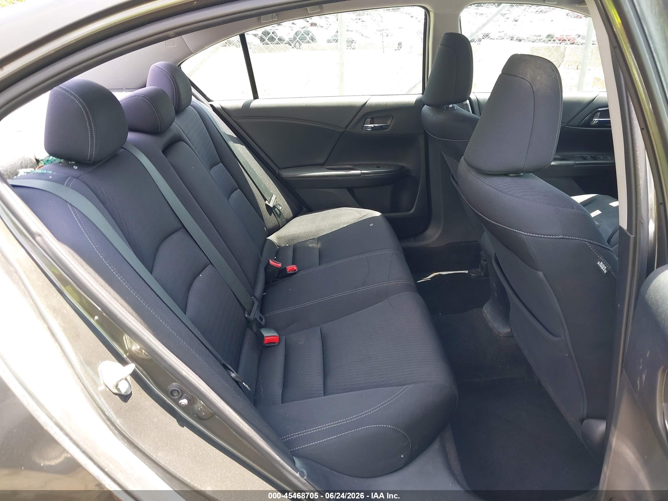 2015 Honda Accord Sport Gray vin: 1HGCR2F55FA023988