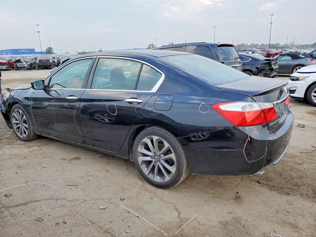 2015 Honda Accord Sport Black vin: 1HGCR2F55FA074262