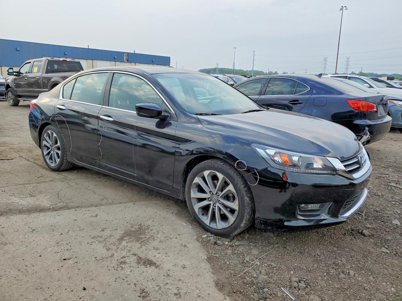 2015 Honda Accord Sport Black vin: 1HGCR2F55FA074262