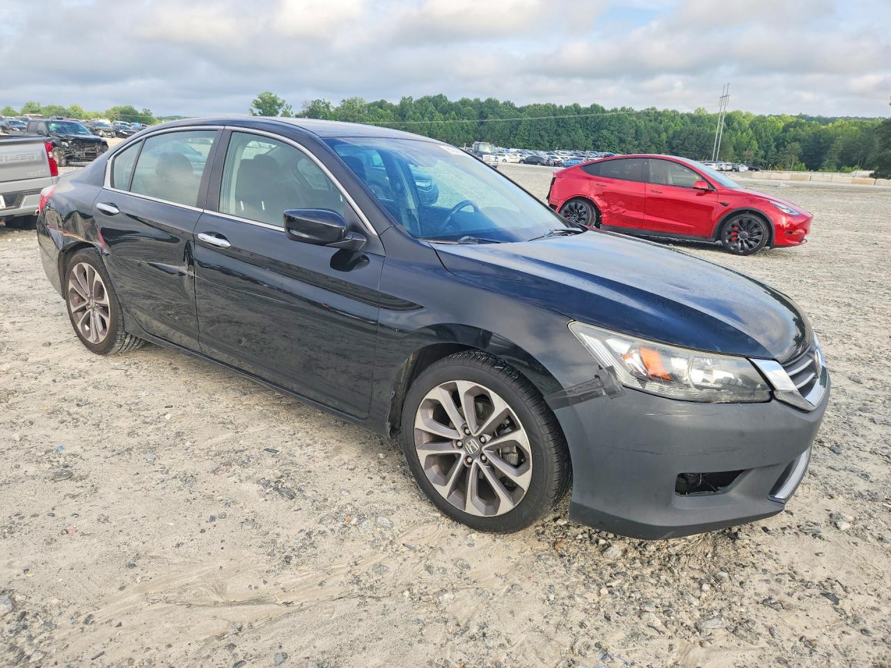 2015 Honda Accord Sport Black vin: 1HGCR2F55FA089652