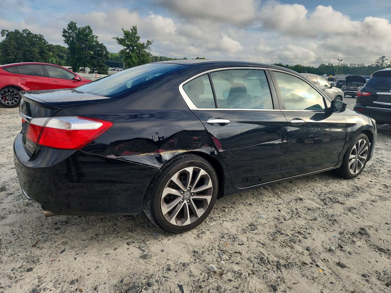 2015 Honda Accord Sport Black vin: 1HGCR2F55FA089652