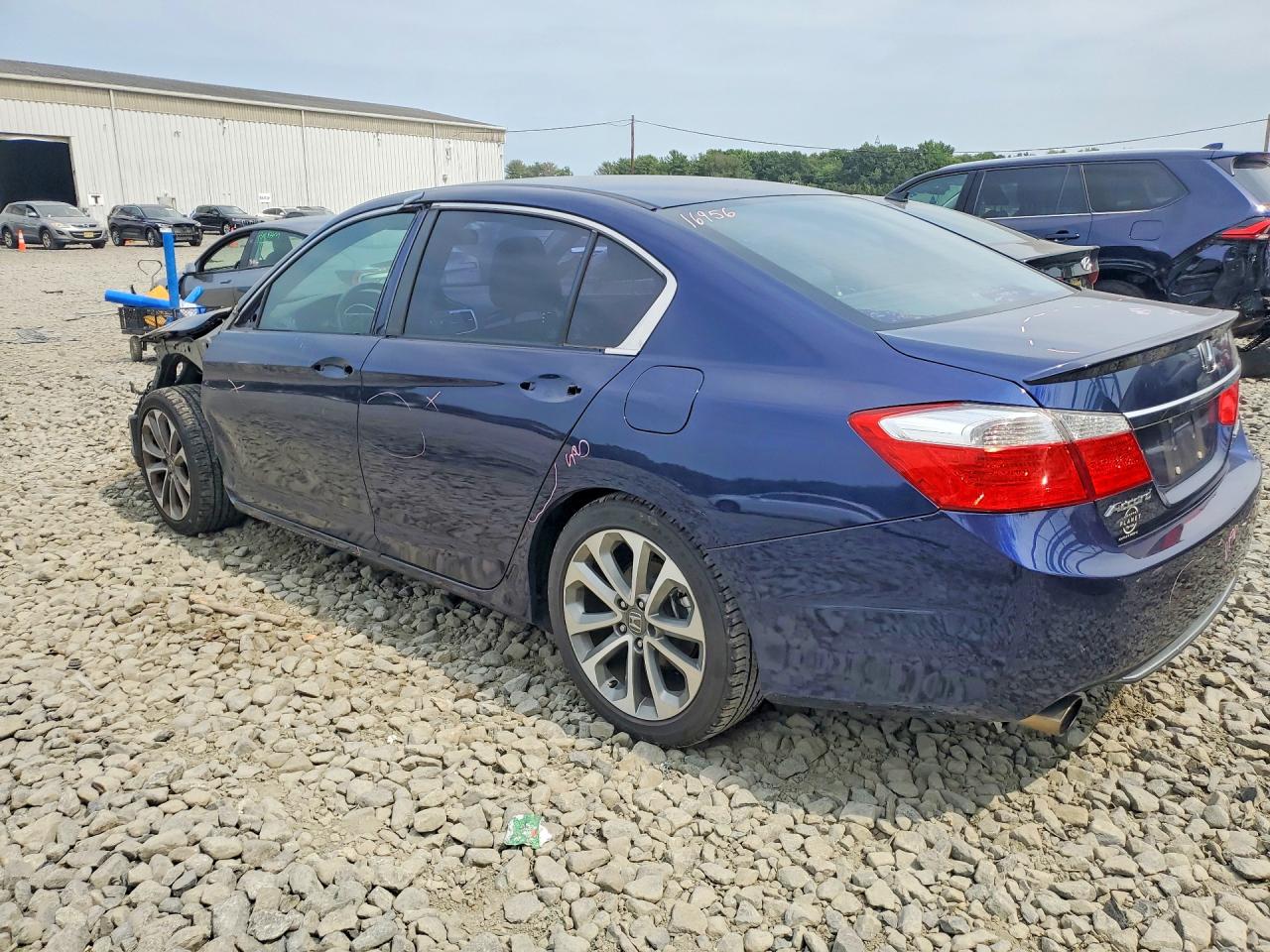 2015 Honda Accord Sport Blue vin: 1HGCR2F55FA098318