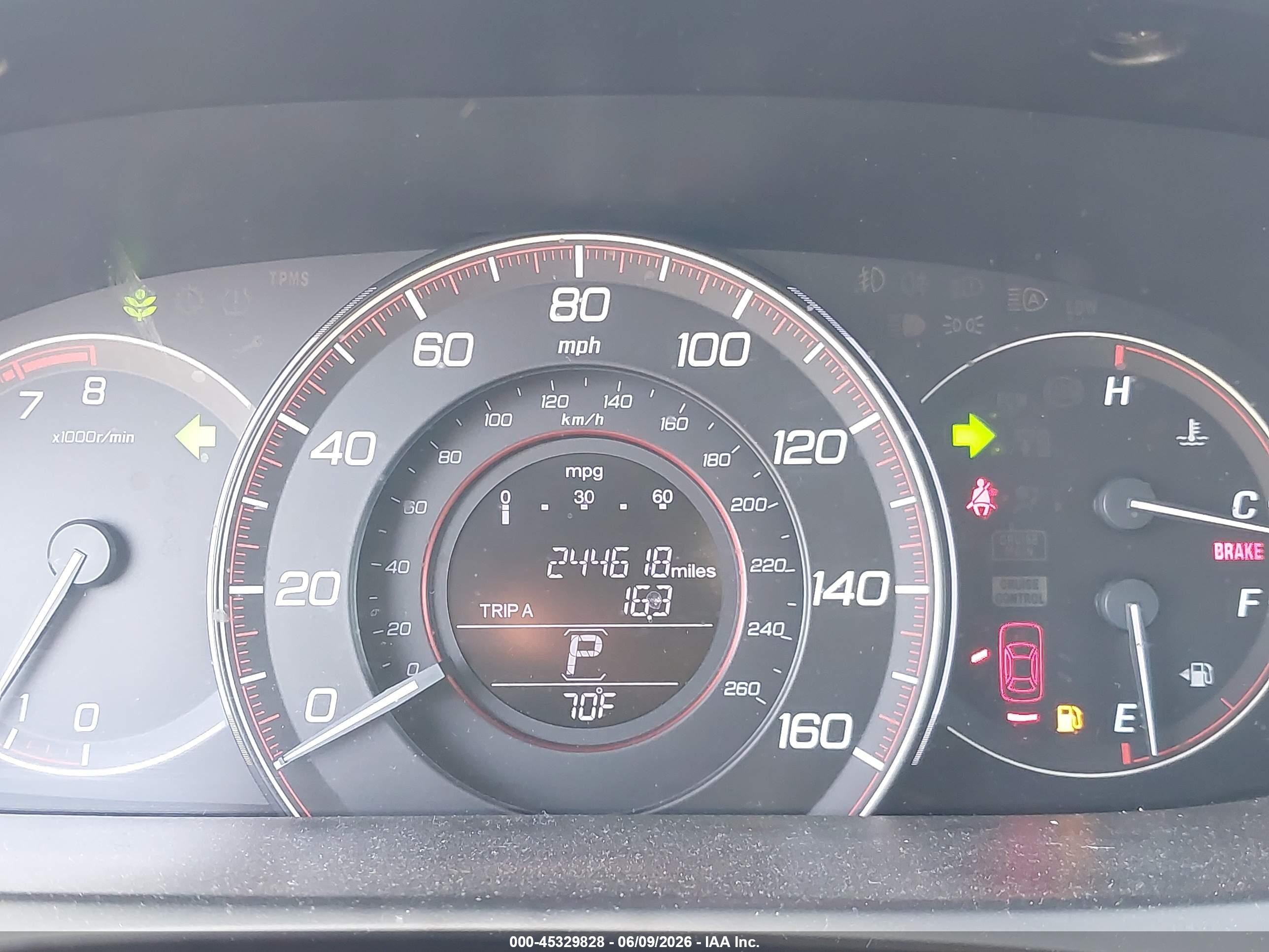 2015 Honda Accord Sport Gray vin: 1HGCR2F55FA100584