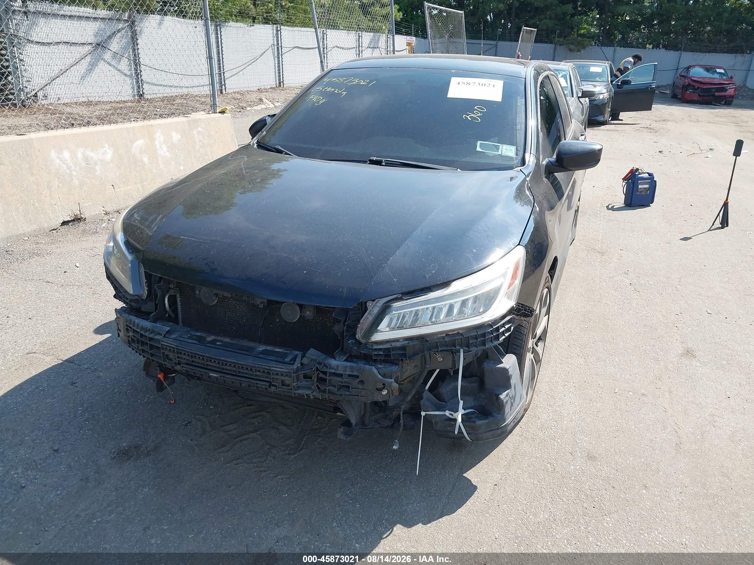 2015 Honda Accord Sport Black vin: 1HGCR2F55FA110516