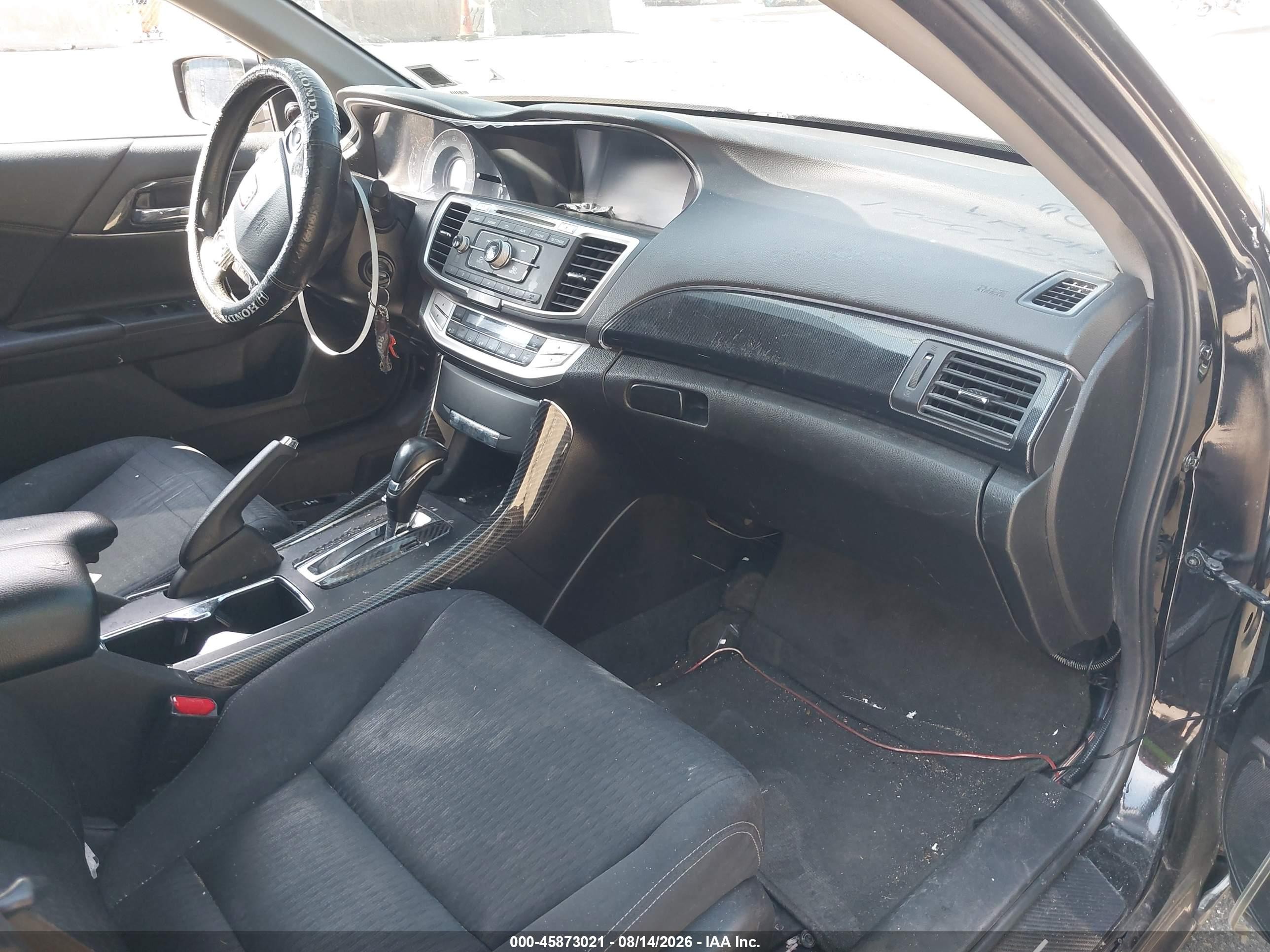 2015 Honda Accord Sport Black vin: 1HGCR2F55FA110516