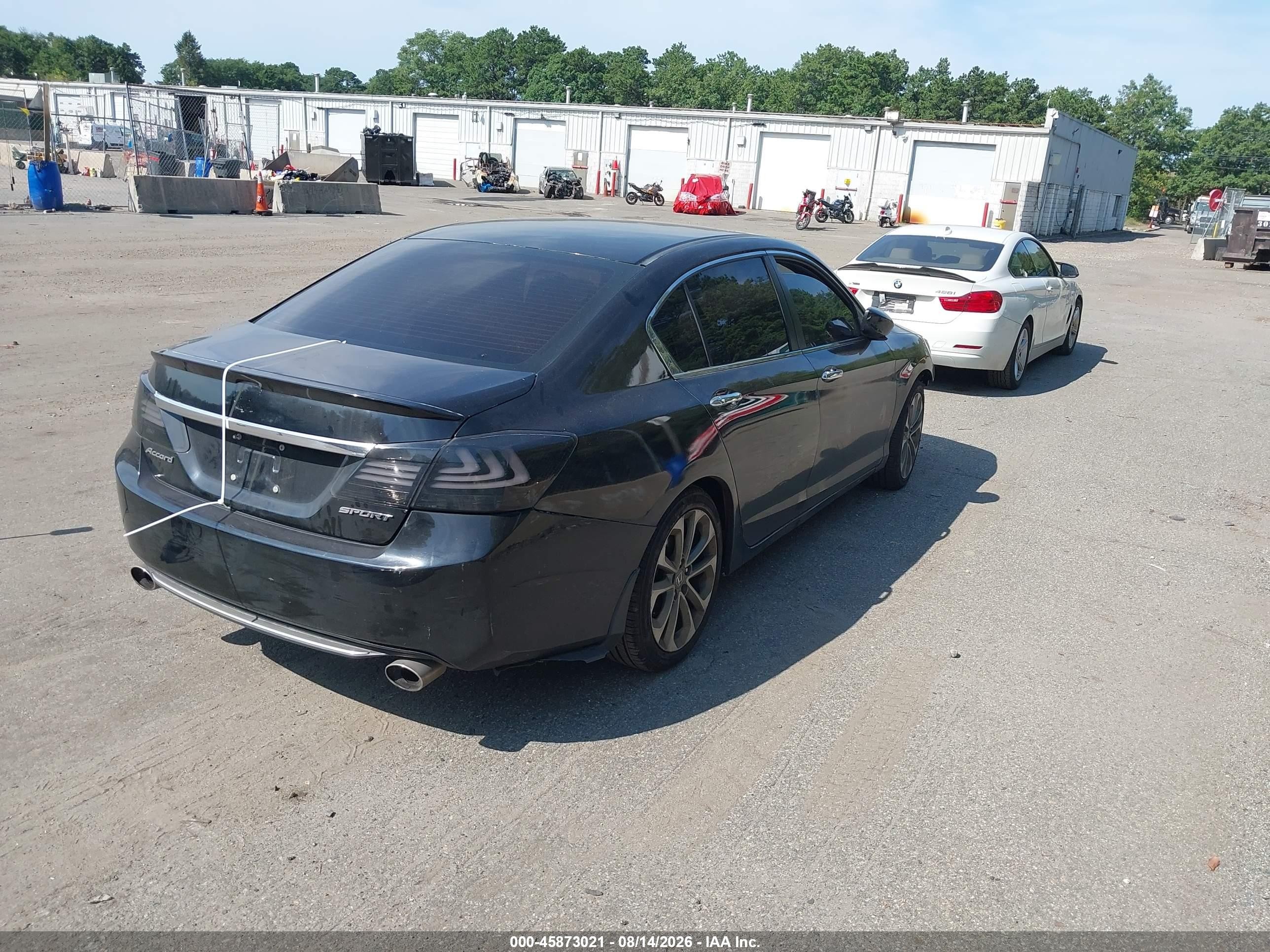 2015 Honda Accord Sport Black vin: 1HGCR2F55FA110516