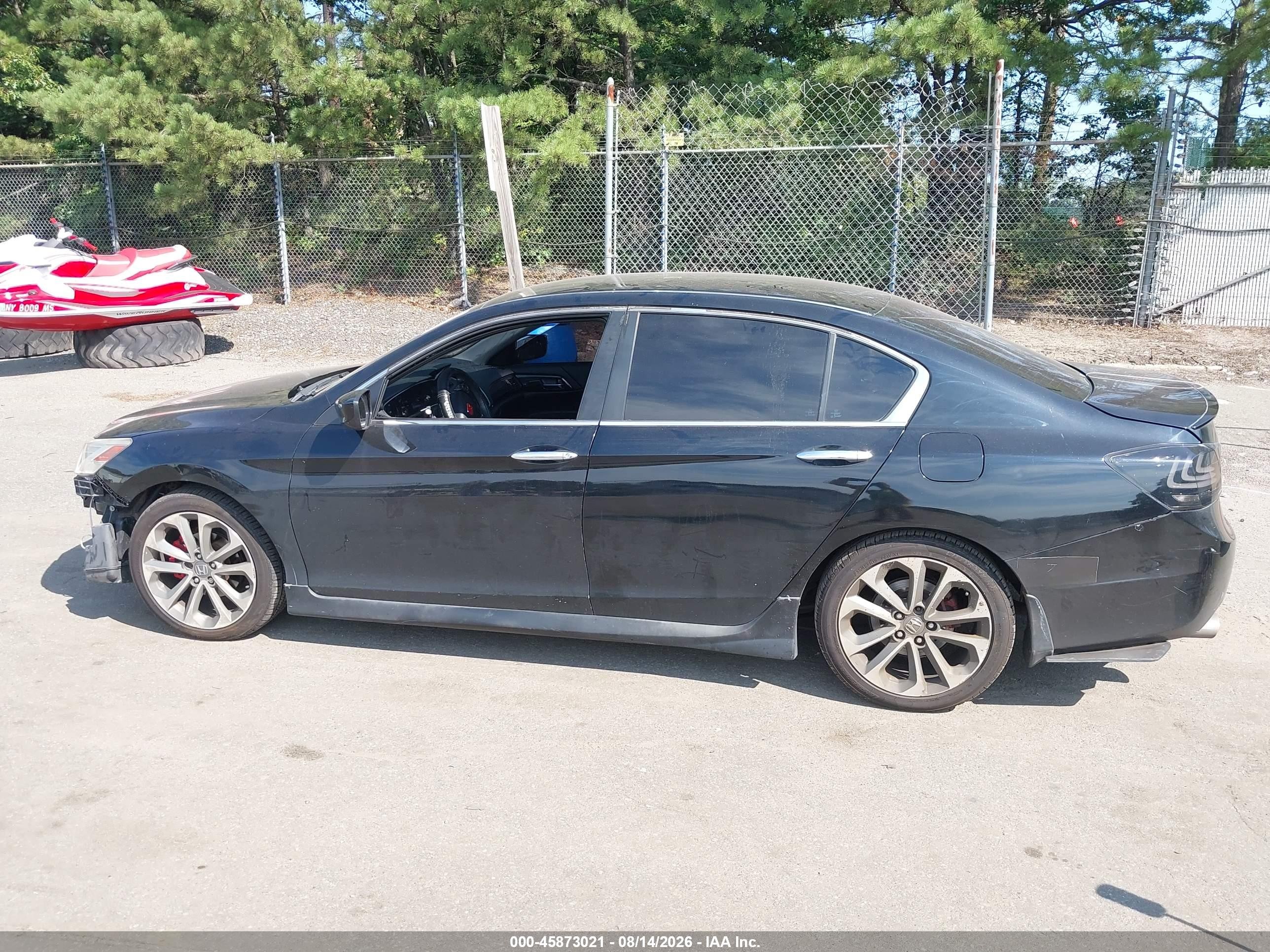 2015 Honda Accord Sport Black vin: 1HGCR2F55FA110516
