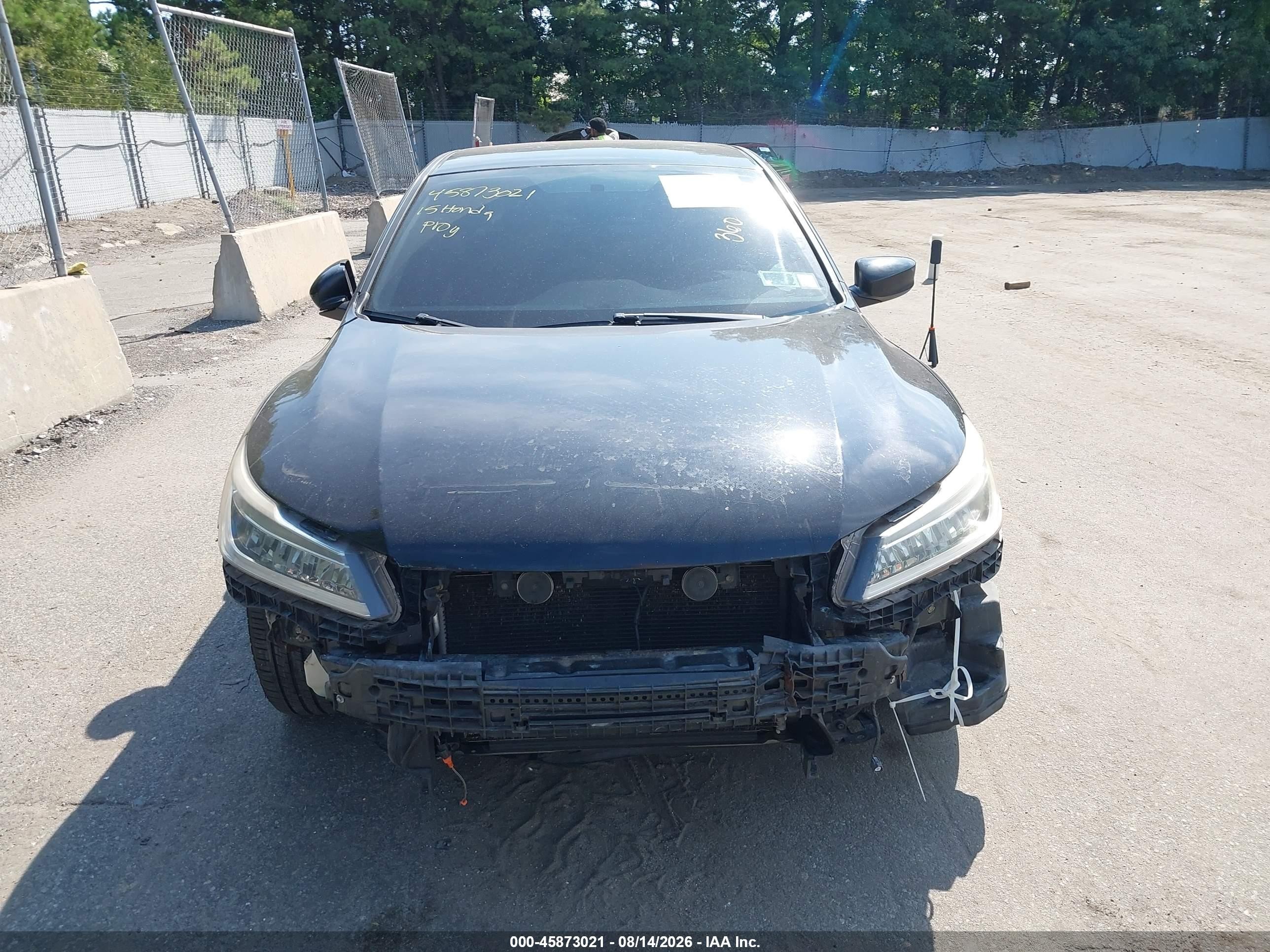 2015 Honda Accord Sport Black vin: 1HGCR2F55FA110516