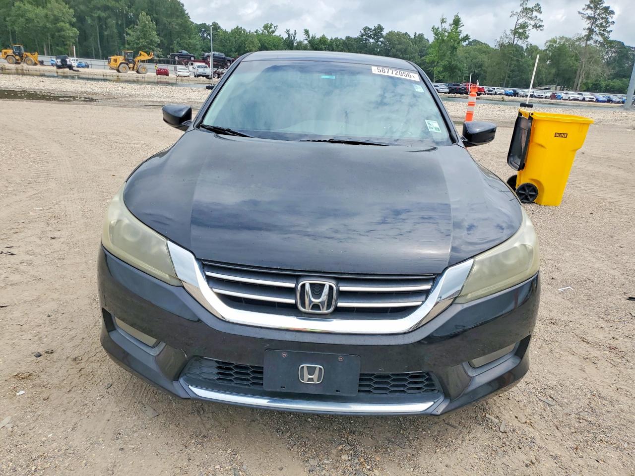 2015 Honda Accord Sport Черный vin: 1HGCR2F55FA138218