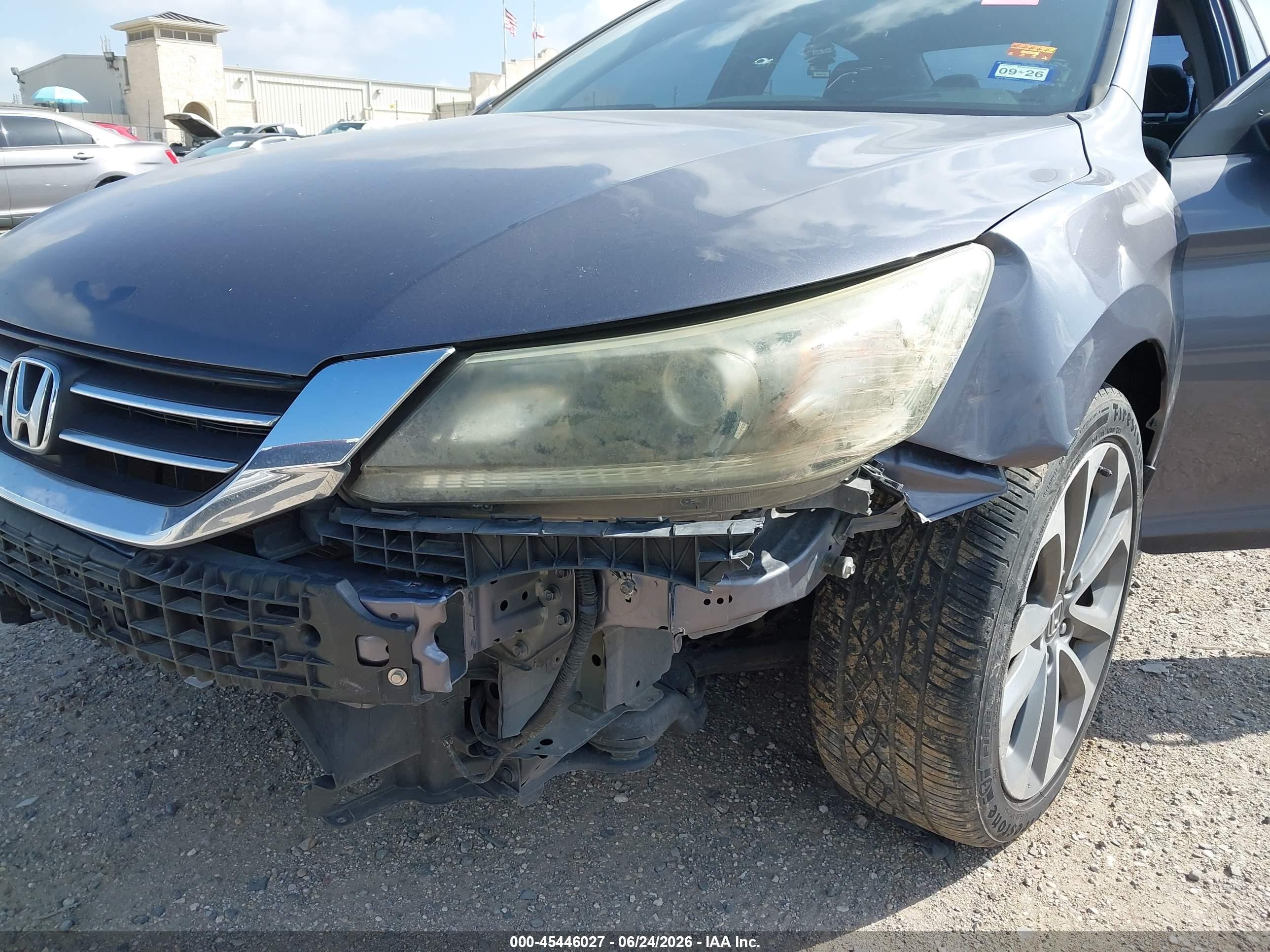 2015 Honda Accord Sport Gray vin: 1HGCR2F55FA139143