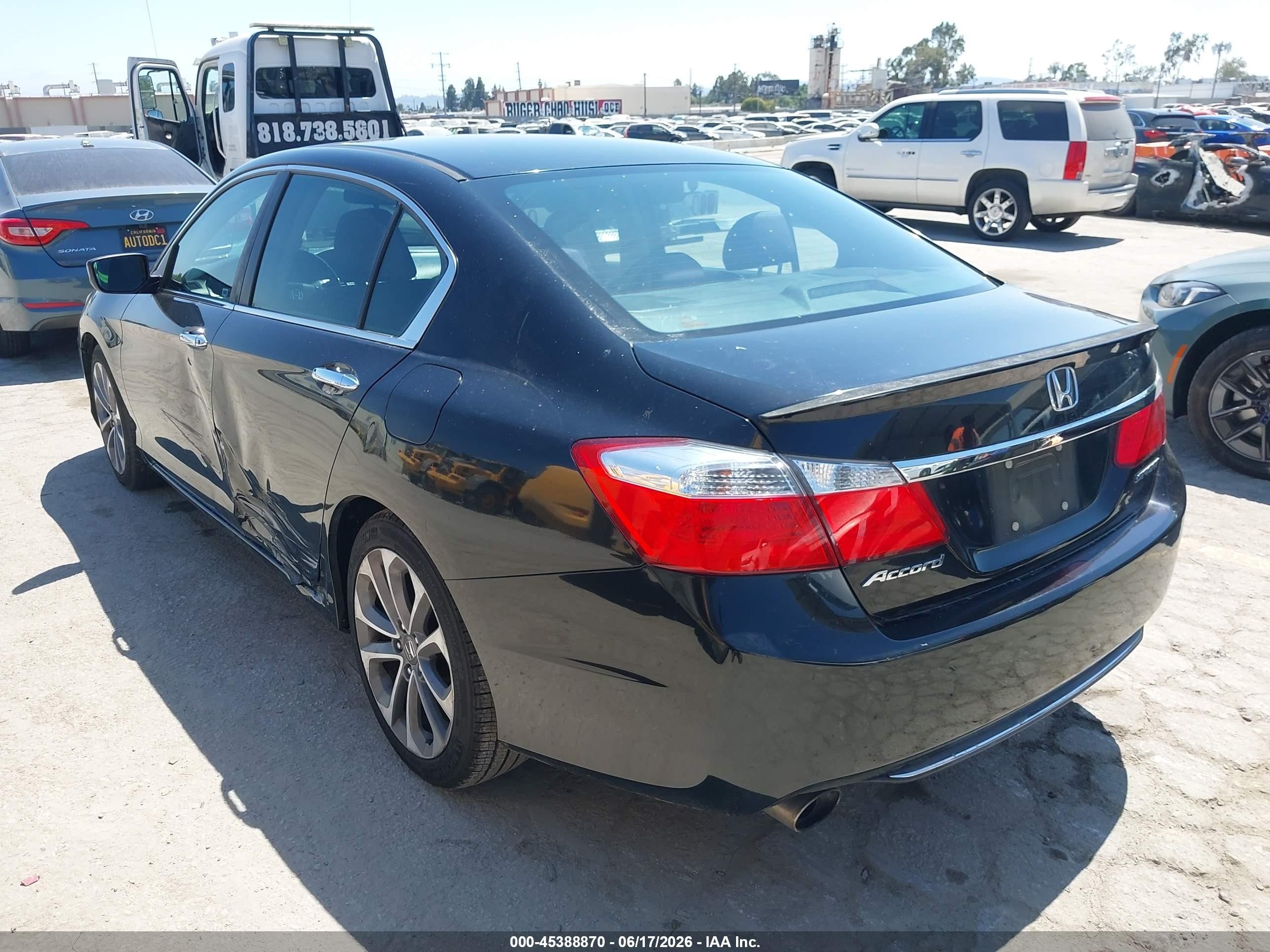 2015 Honda Accord Sport Gray vin: 1HGCR2F55FA155276