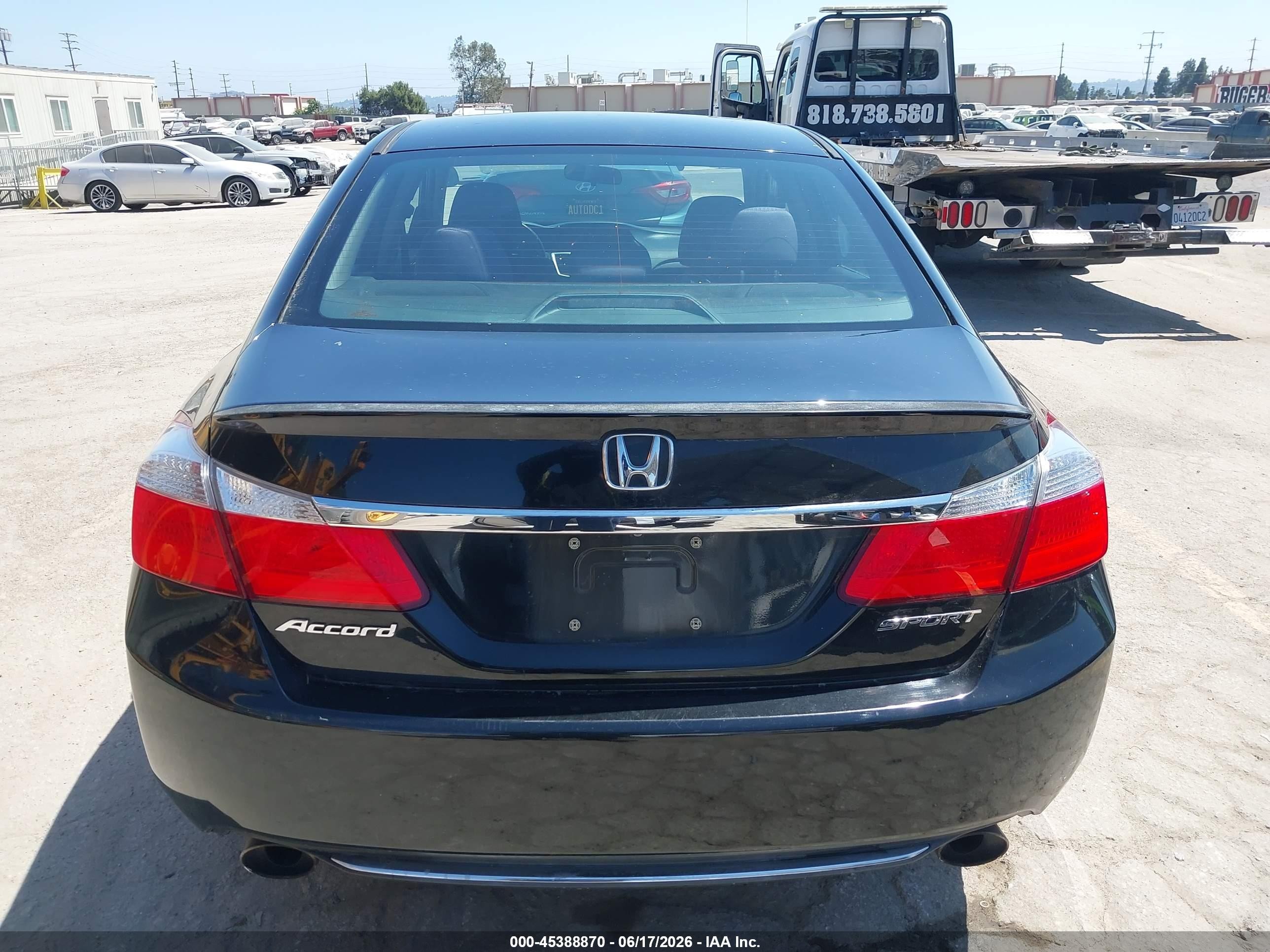 2015 Honda Accord Sport Gray vin: 1HGCR2F55FA155276