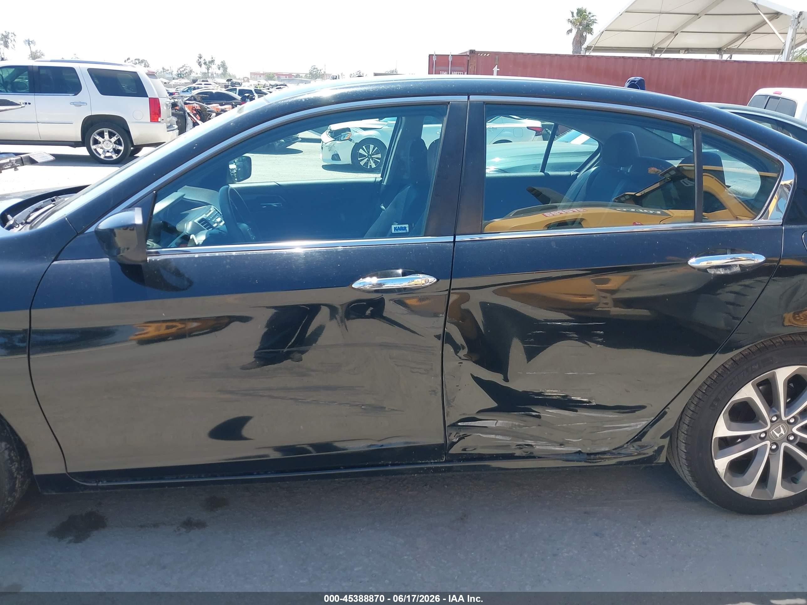 2015 Honda Accord Sport Gray vin: 1HGCR2F55FA155276
