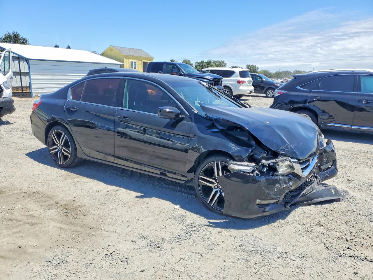 2015 Honda Accord Sport Black vin: 1HGCR2F55FA165788