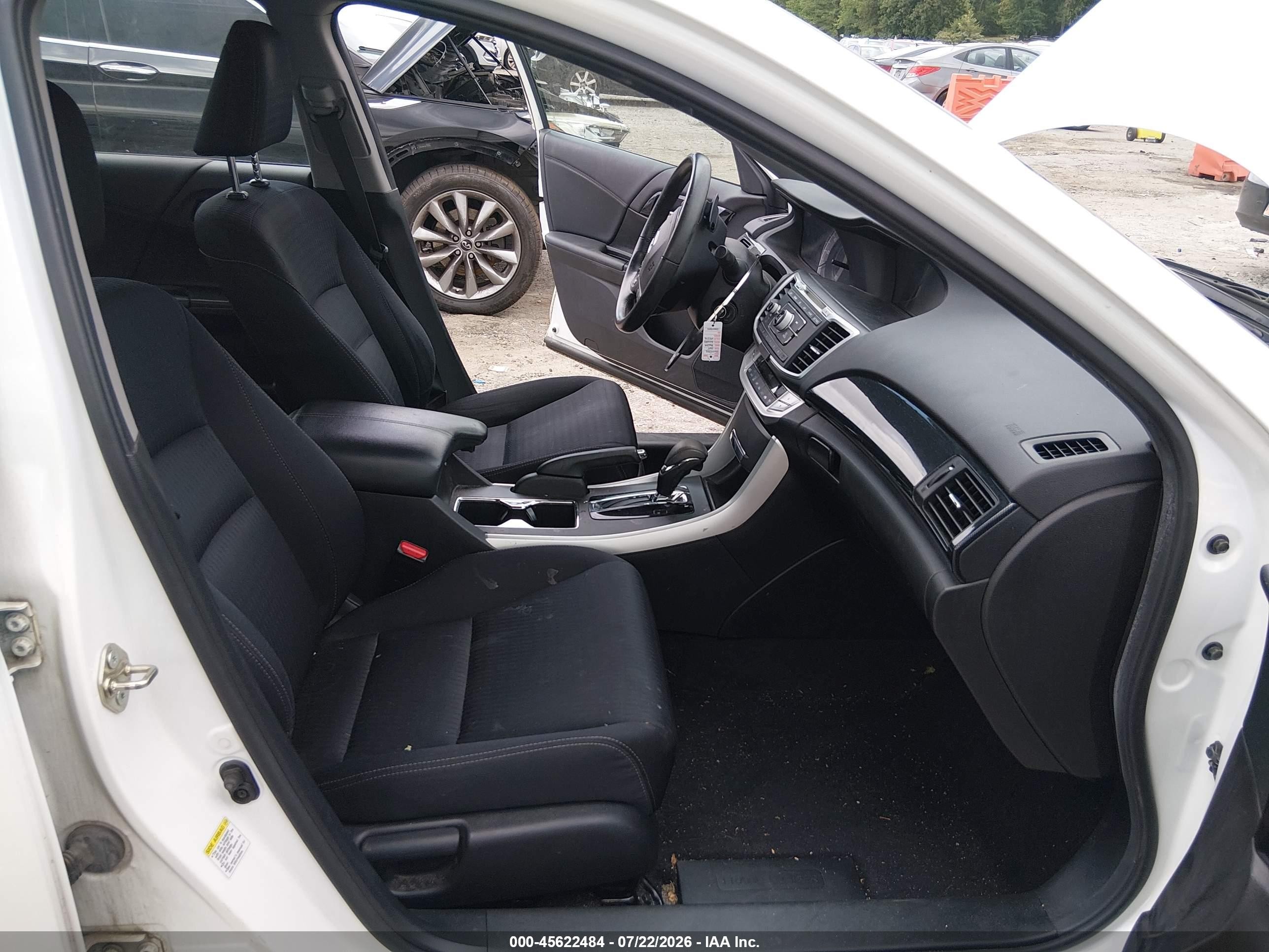 2015 Honda Accord Sport White vin: 1HGCR2F55FA234740