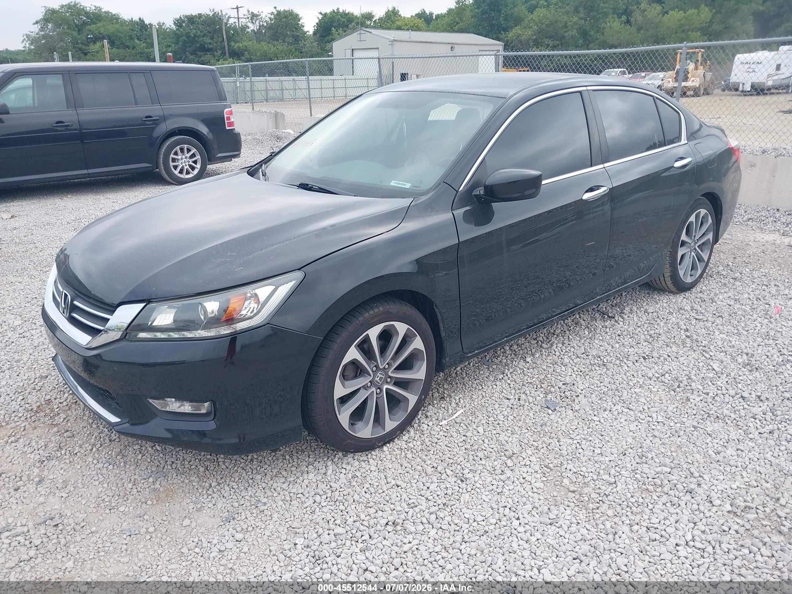 2015 Honda Accord Sport Black vin: 1HGCR2F55FA237086