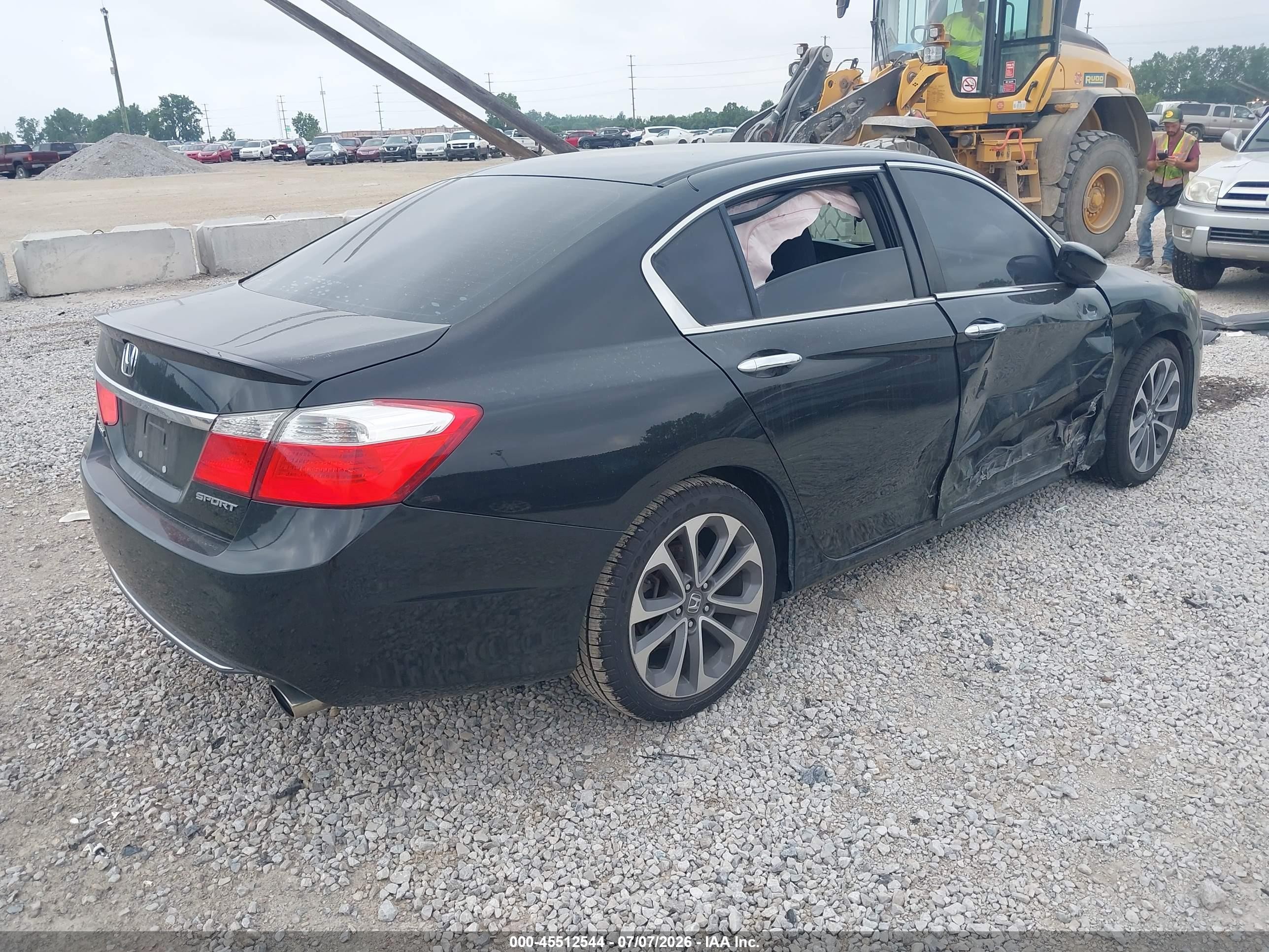 2015 Honda Accord Sport Black vin: 1HGCR2F55FA237086