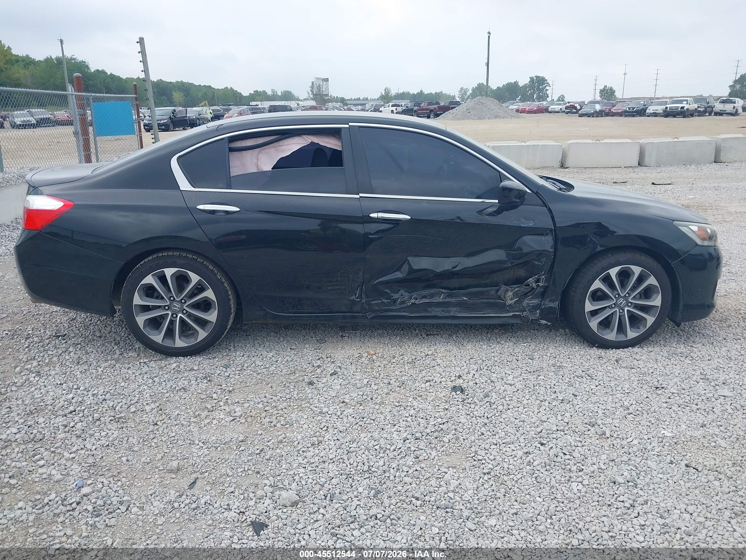 2015 Honda Accord Sport Black vin: 1HGCR2F55FA237086
