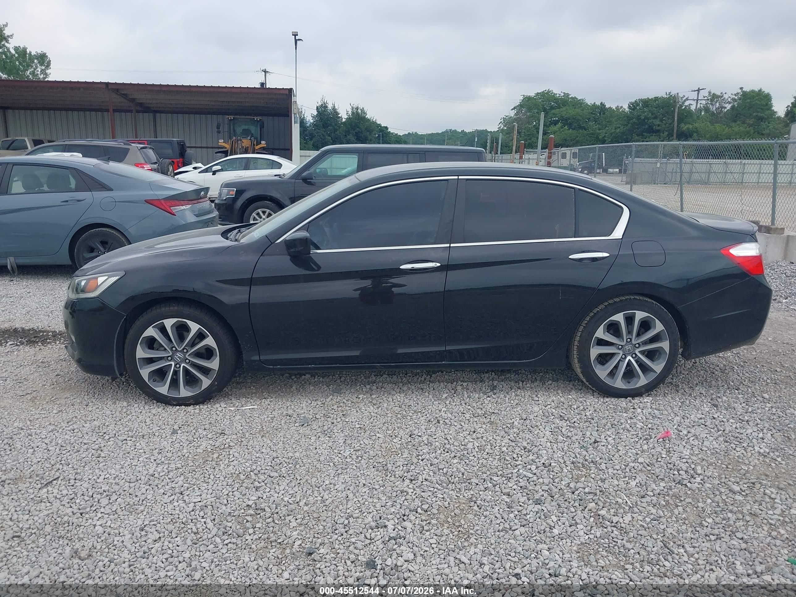 2015 Honda Accord Sport Black vin: 1HGCR2F55FA237086