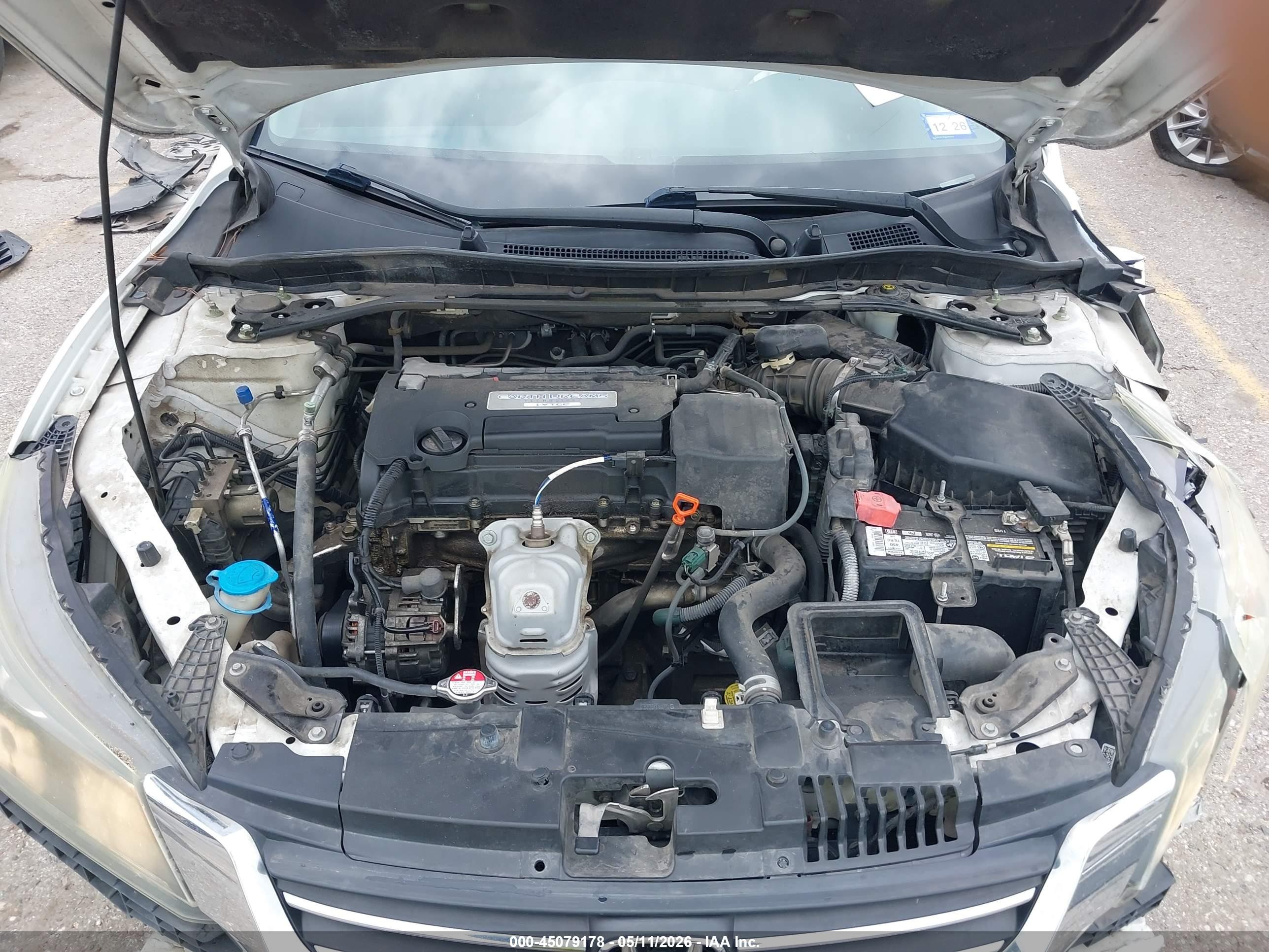 2015 Honda Accord Sport White vin: 1HGCR2F55FA251893