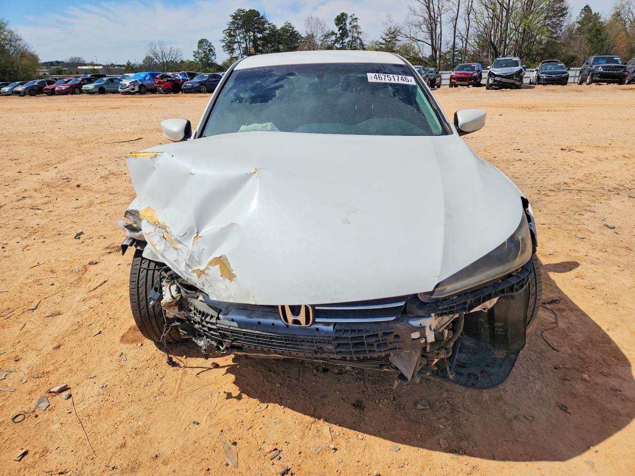 2015 Honda Accord Sport White vin: 1HGCR2F55FA263607