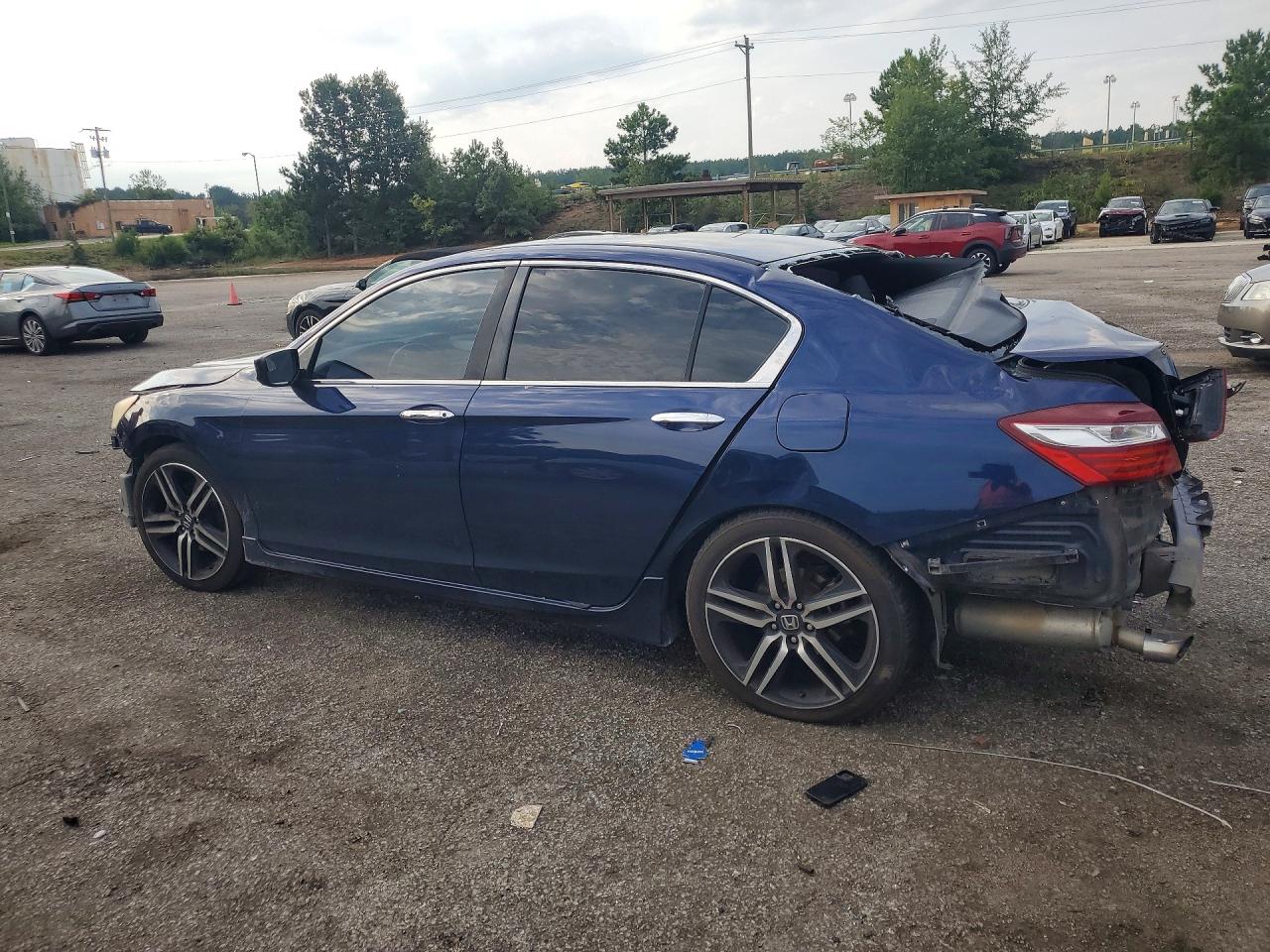 2017 Honda Accord Sport Blue vin: 1HGCR2F55HA216290