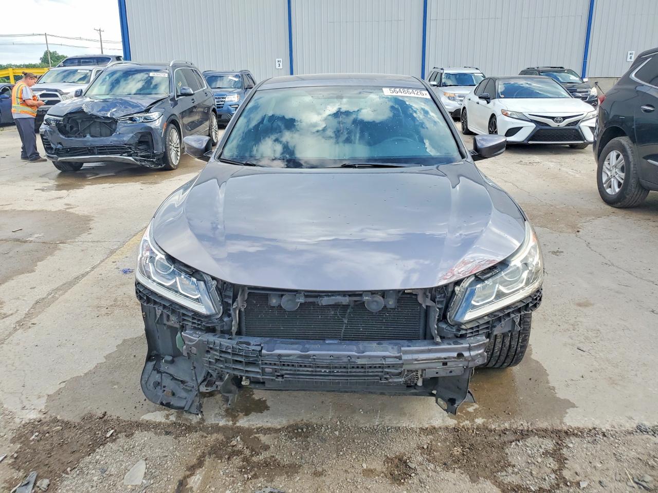 2017 Honda Accord Sport Серый vin: 1HGCR2F55HA273766