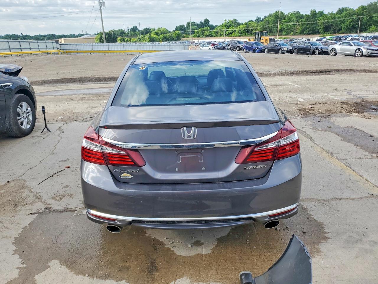 2017 Honda Accord Sport Серый vin: 1HGCR2F55HA273766