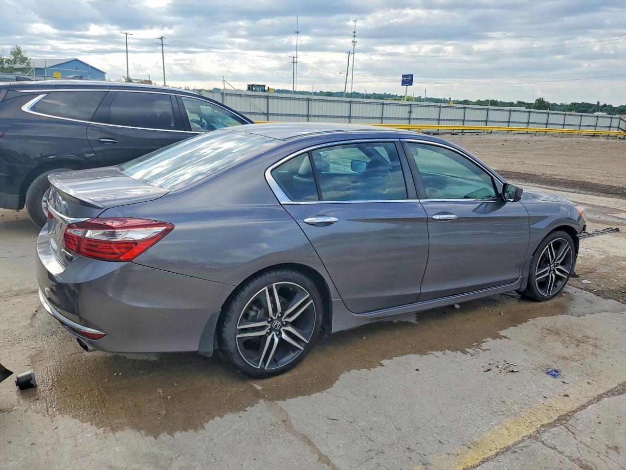 2017 Honda Accord Sport Серый vin: 1HGCR2F55HA273766