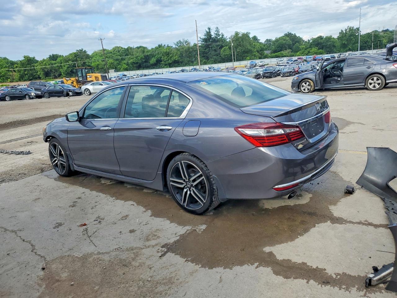 2017 Honda Accord Sport Серый vin: 1HGCR2F55HA273766