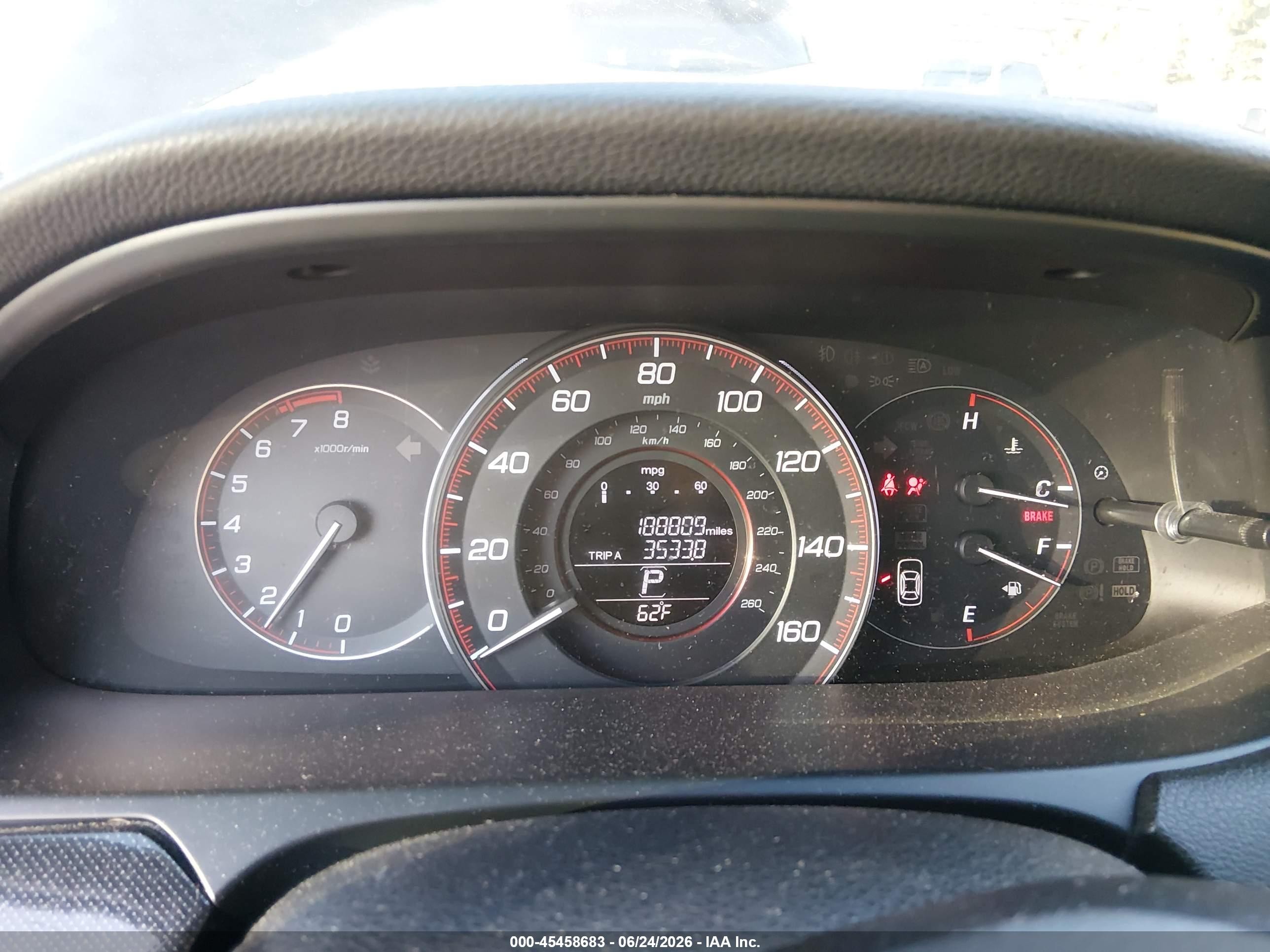 2013 Honda Accord Sport Черный vin: 1HGCR2F56DA000703