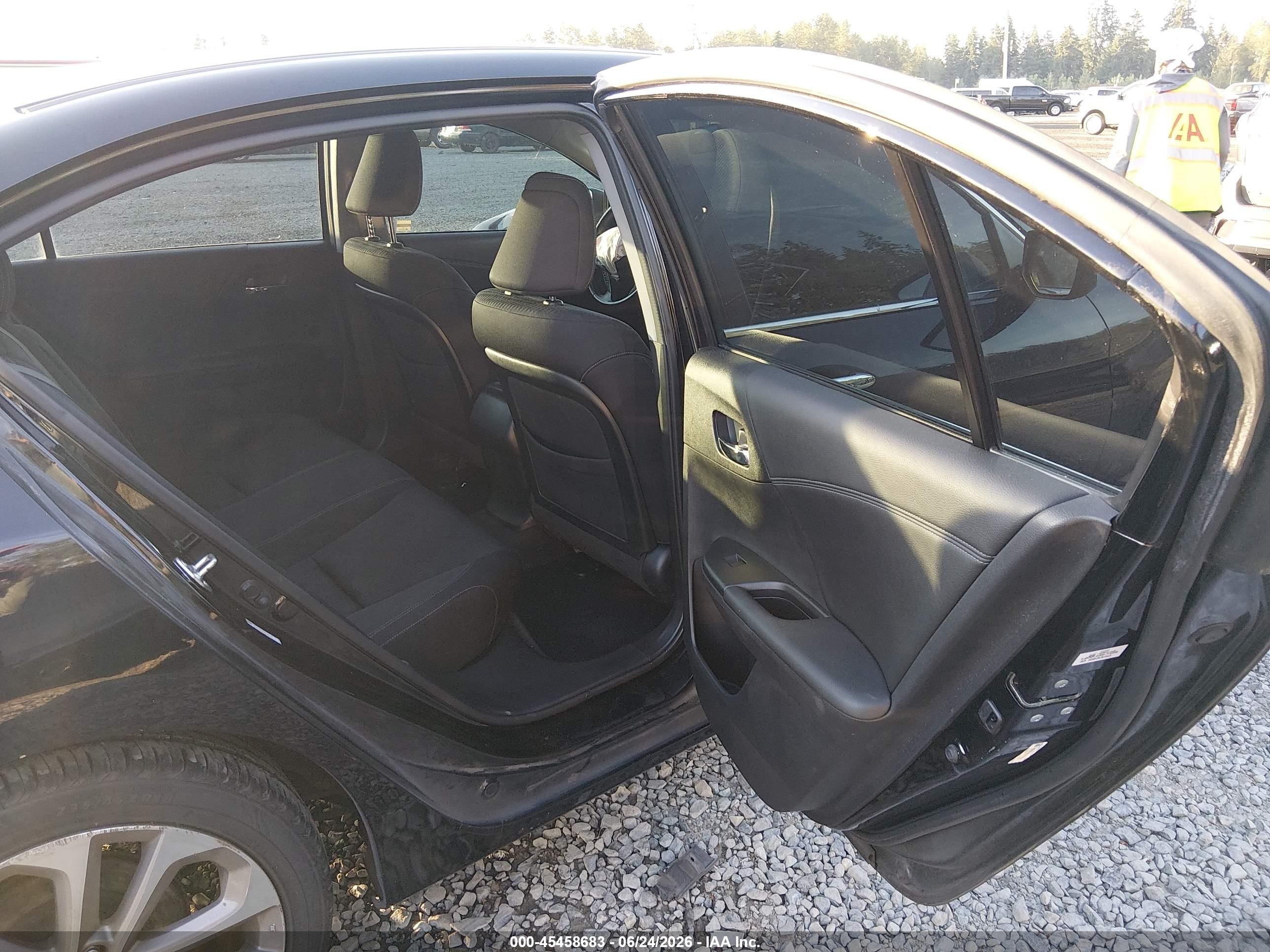 2013 Honda Accord Sport Черный vin: 1HGCR2F56DA000703