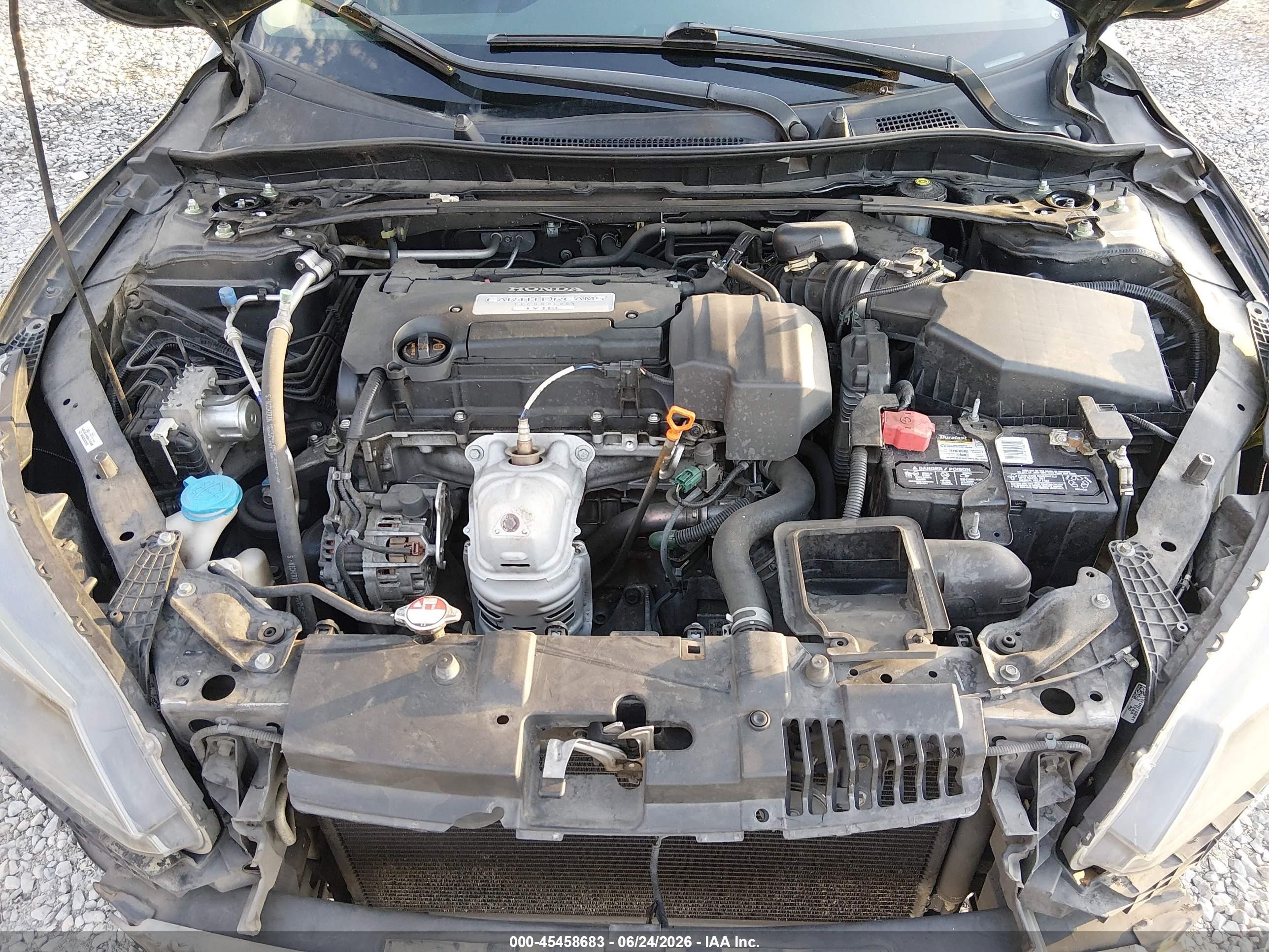 2013 Honda Accord Sport Черный vin: 1HGCR2F56DA000703